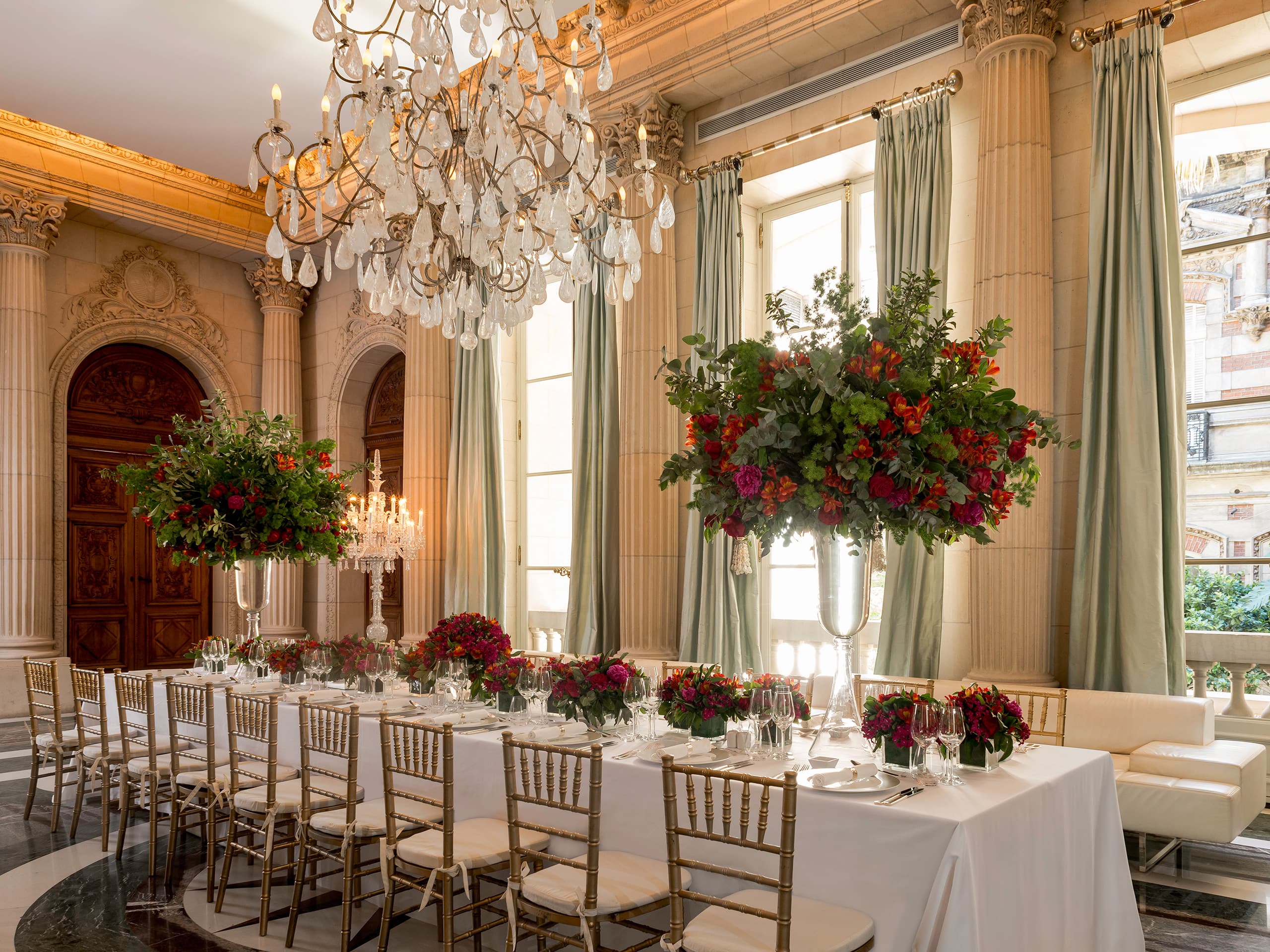 Palacio Duhau - Park Hyatt Buenos Aires Communal Table Crystal Room