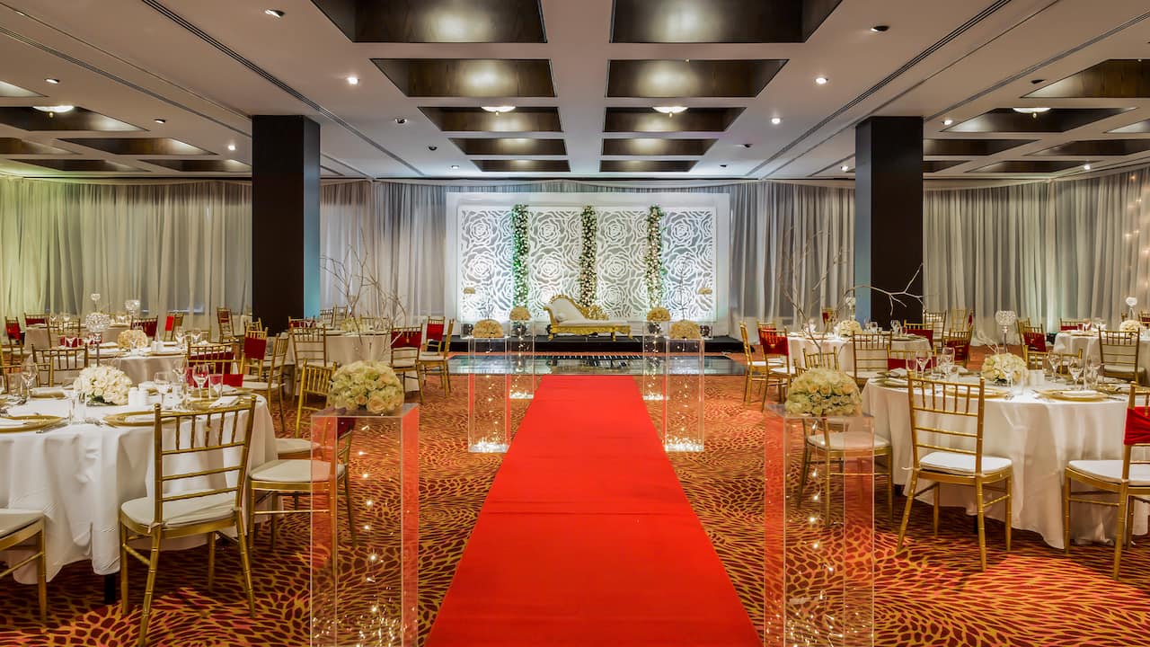 Hyatt Regency Dar es Salaam Ballroom Wedding Setup