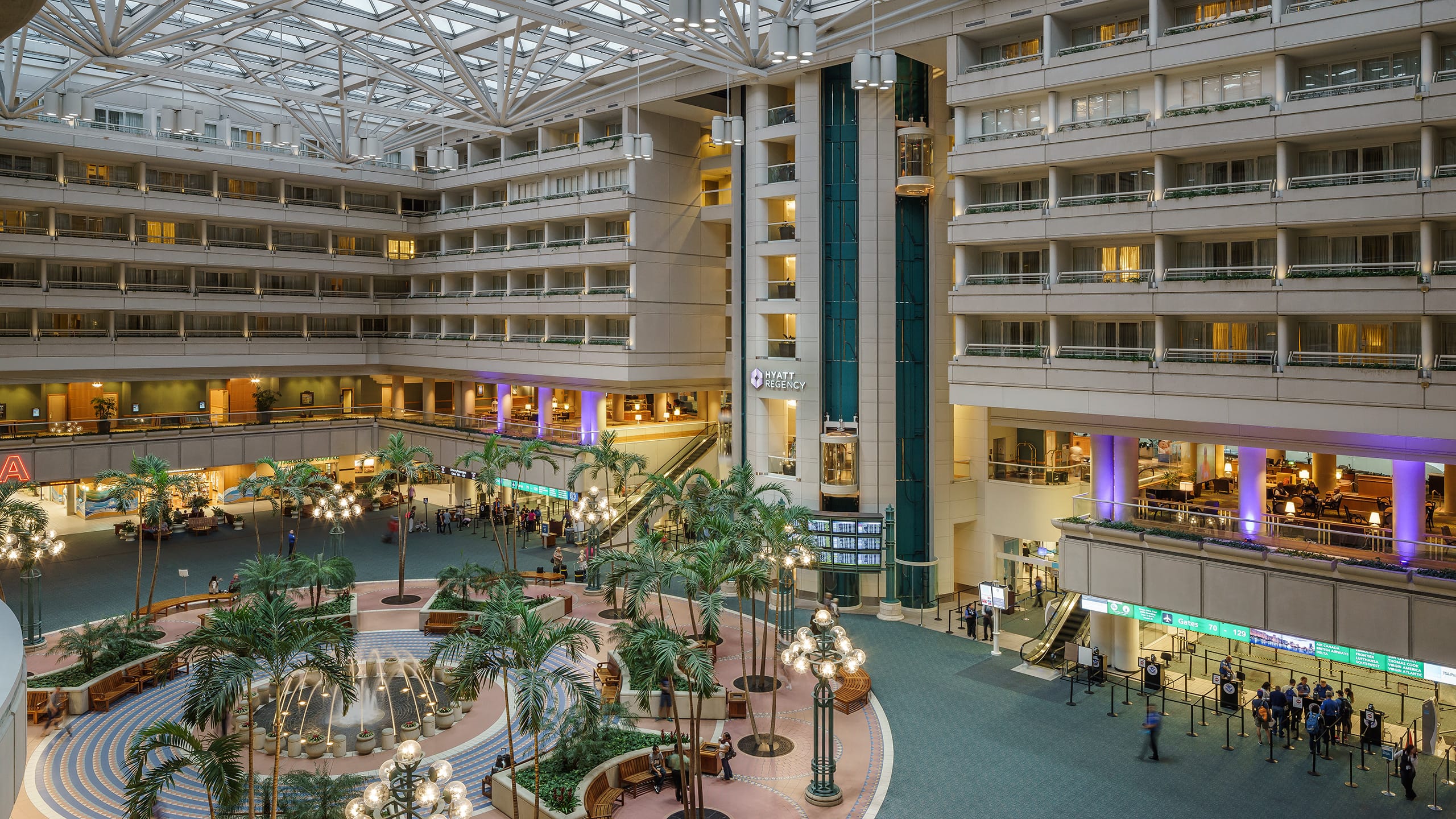 Hotel Inside Orlando Airport Mco Hyatt Regency Orlando