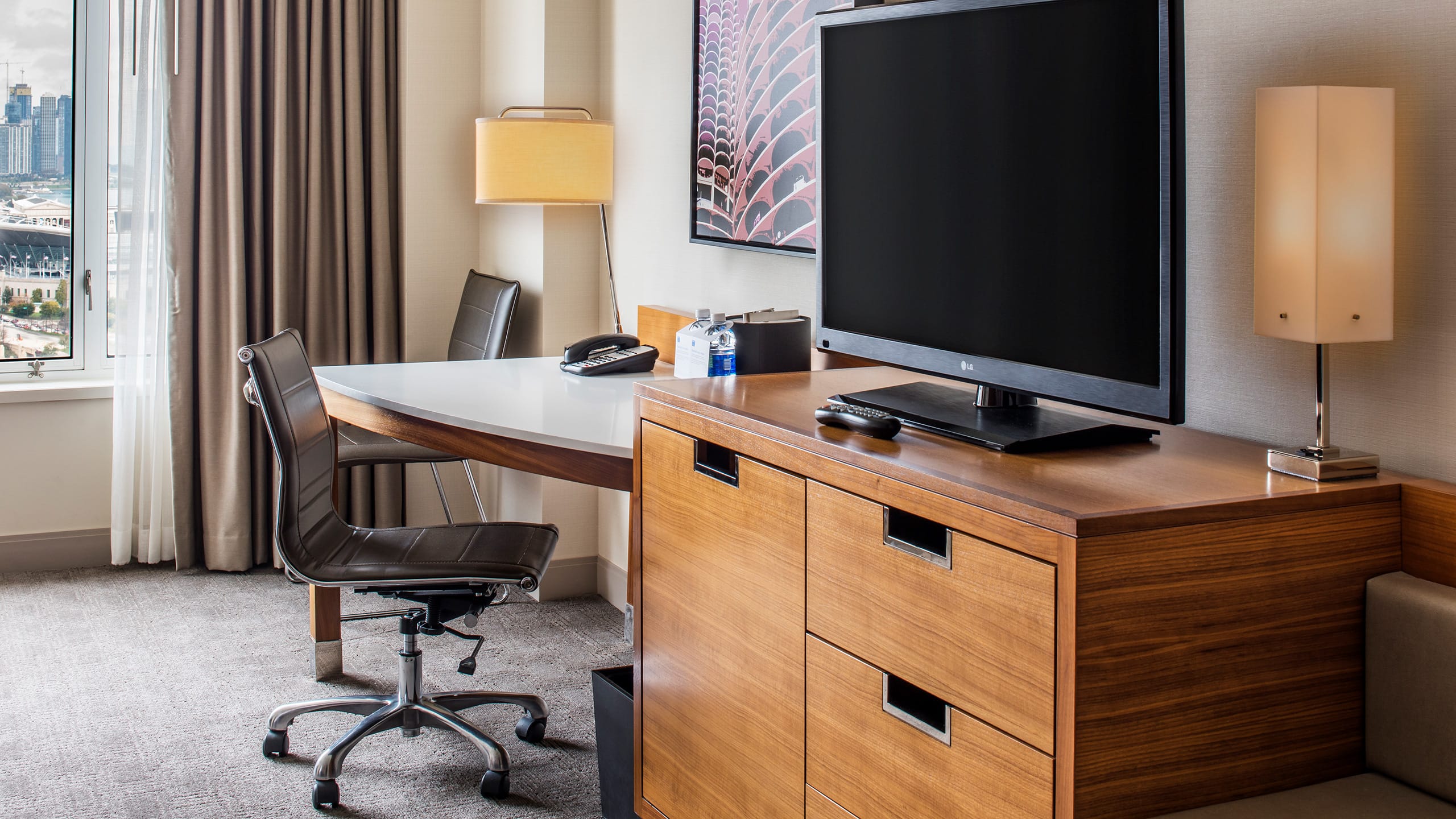 Hyatt Regency McCormick Place Guestroom Television