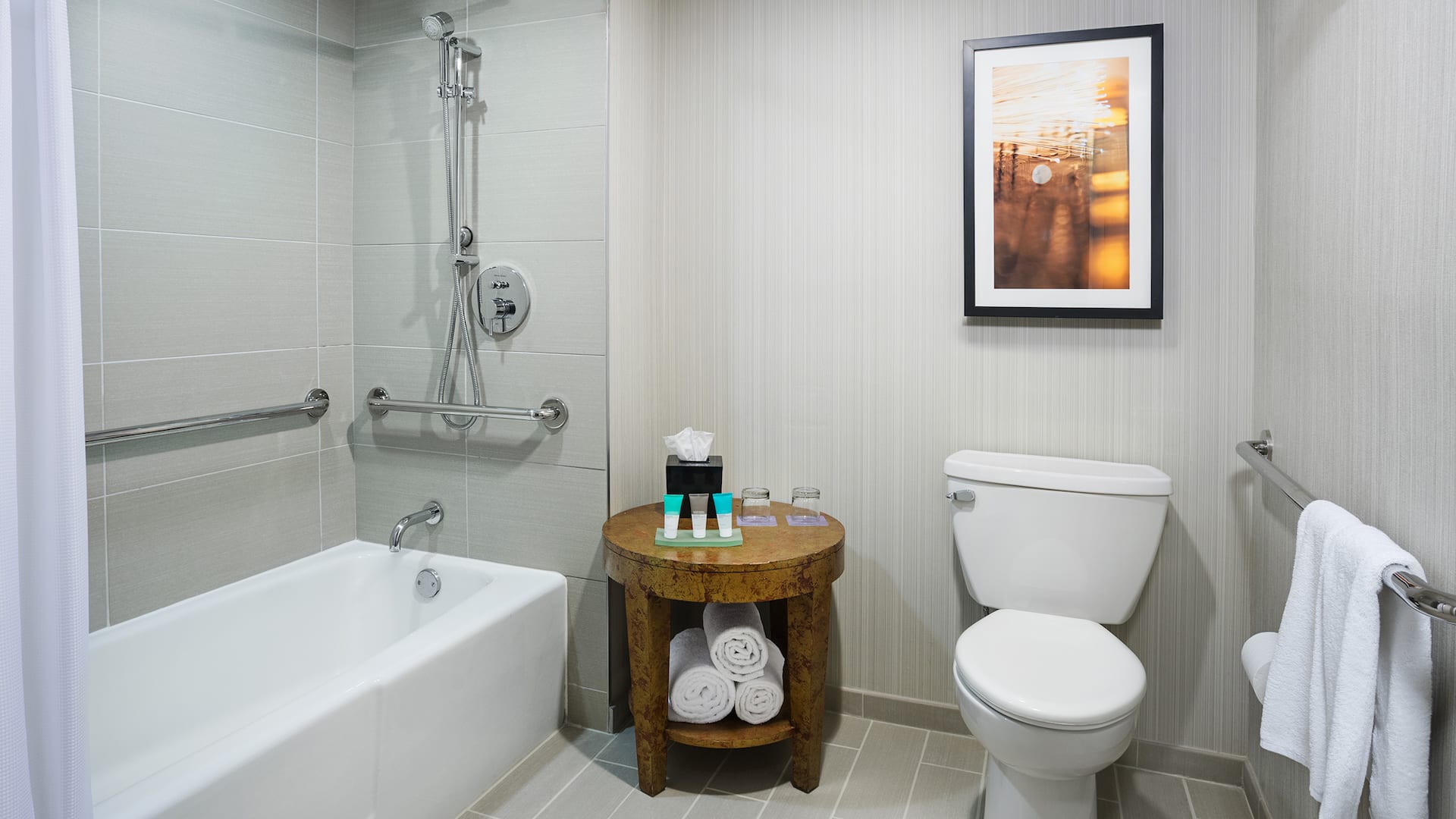 1 of 4 Hyatt Regency Princeton ADA Tub Bathroom