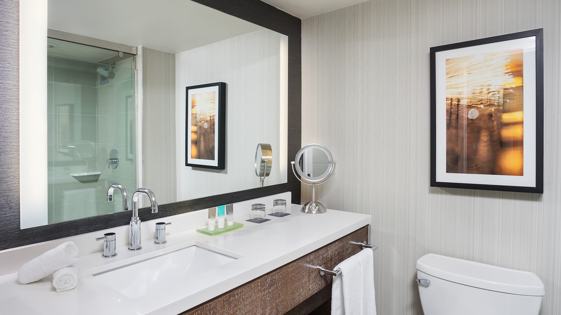 3 of 4 Hyatt Regency Princeton Standard Shower Bathroom