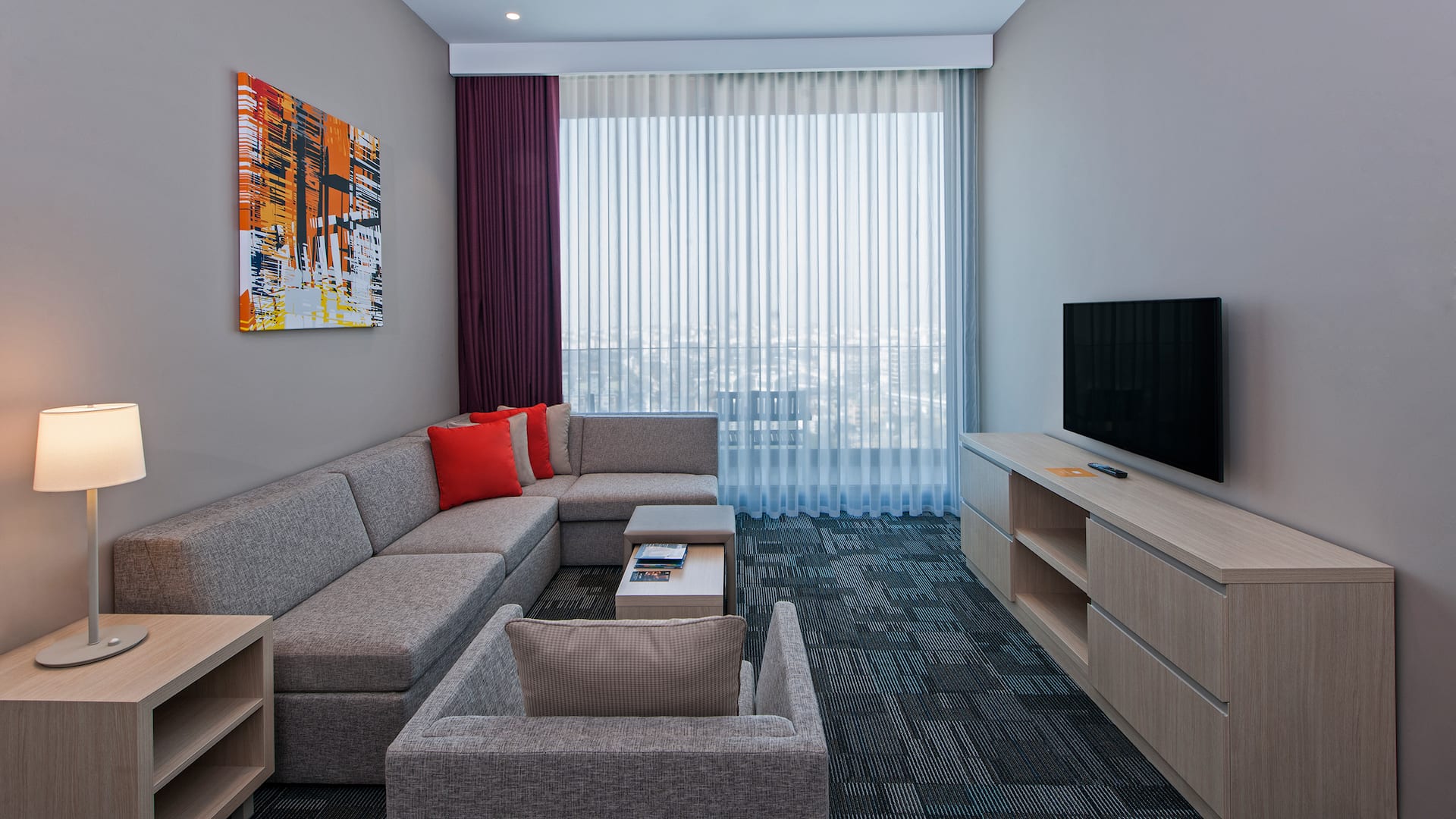 Hyatt House Gebze One Bedroom Living Room