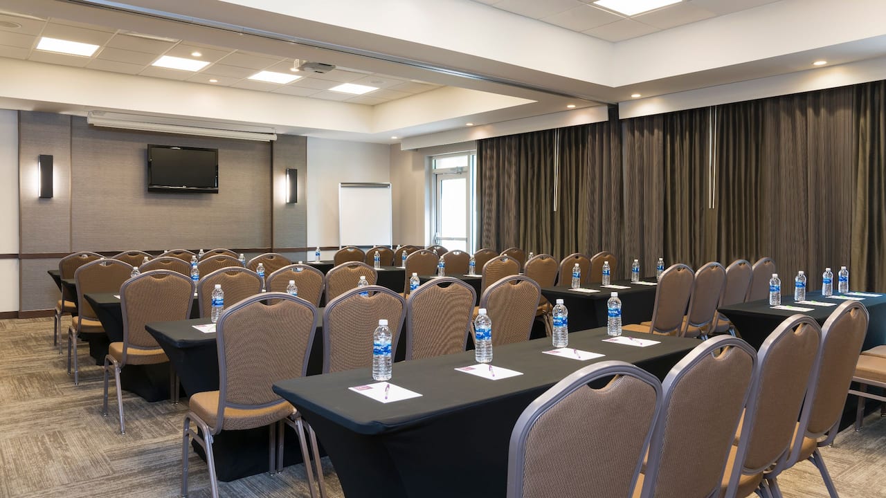 Meeting room with TV