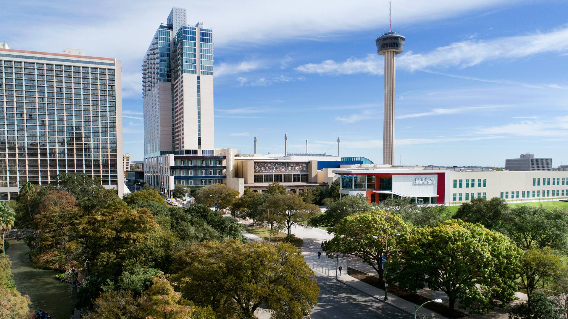 Daytime view of downtown San Antonio
