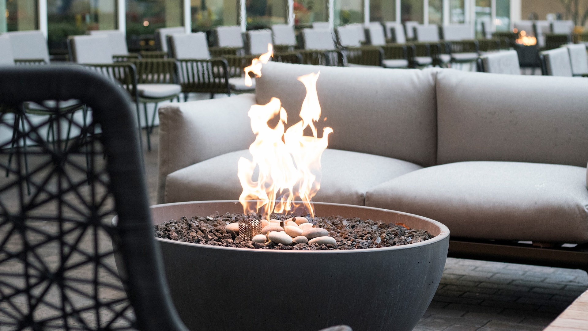 1 of 1 Hyatt Regency McCormick Place Arc Bar Fire Pit