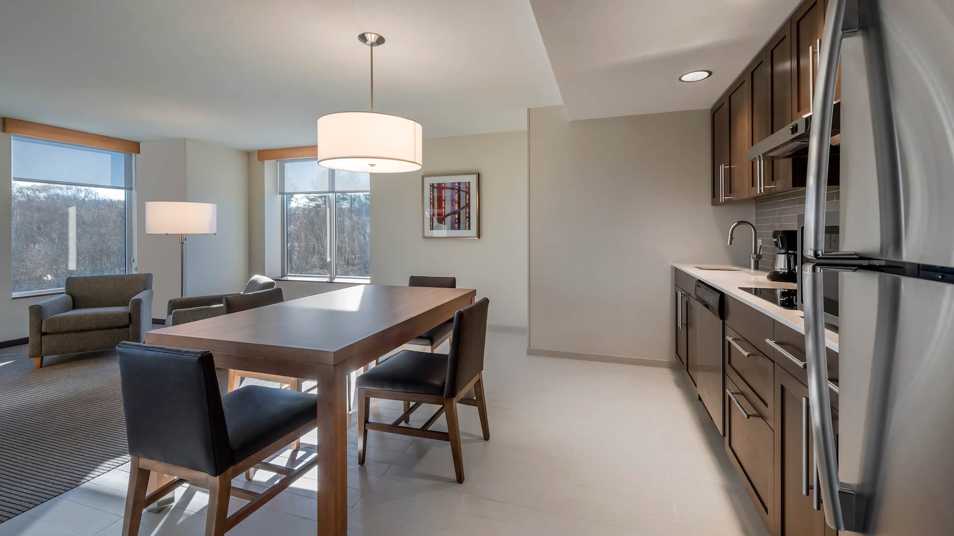 Hyatt Place Marlborough / Apex Center King Kitchen Suite Dining Area