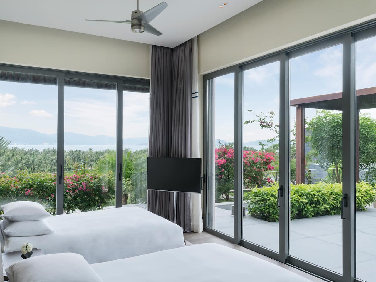 Ocean View Villa Bed Room Twin