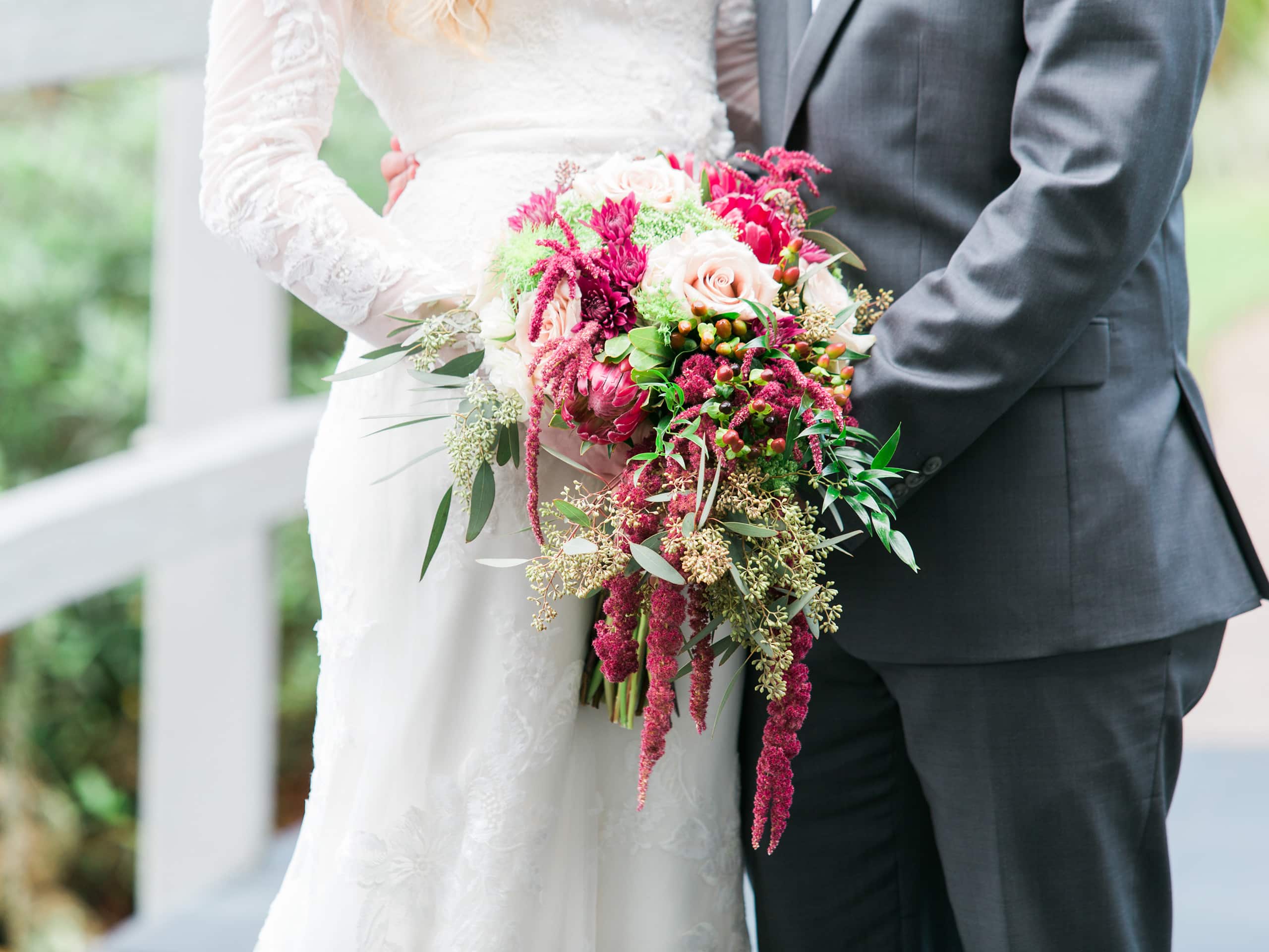 Hyatt Regency Grand Cypress Wedding Couple Bouquet
