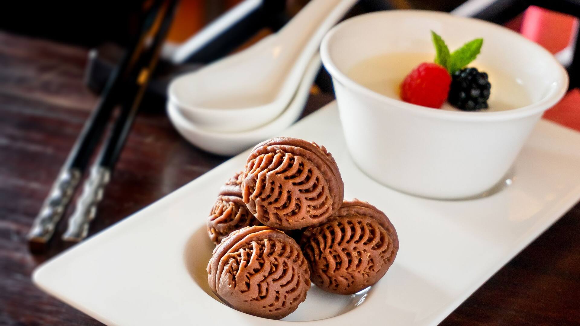Shuang Ba Restaurant Chocolate Walnut