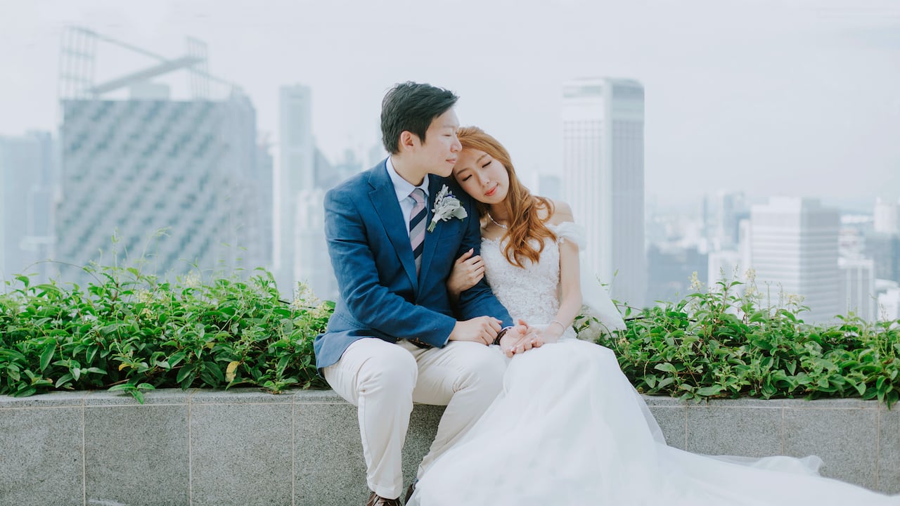 bride rooftop