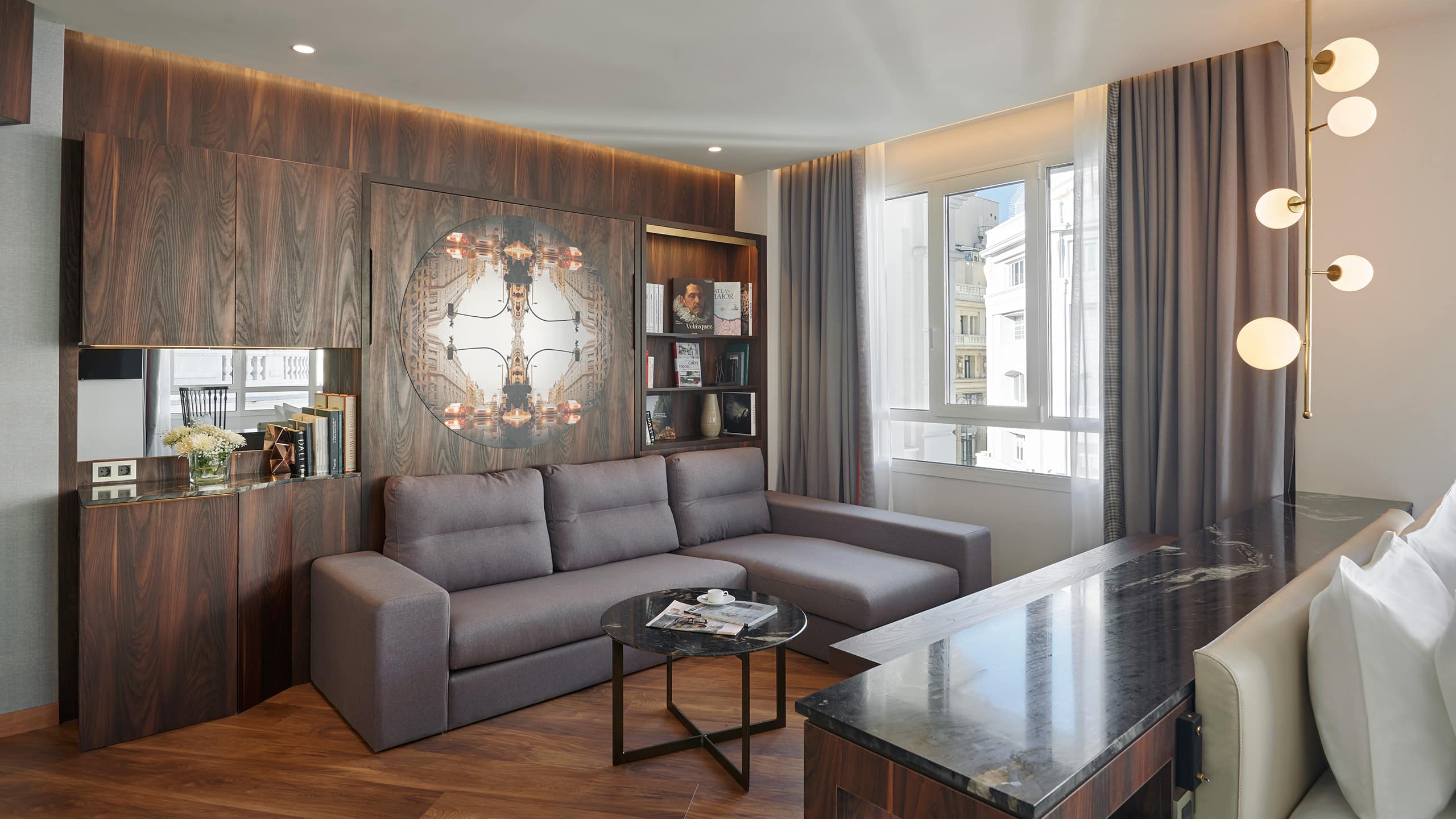 Hyatt Centric Gran Via Madrid Executive Suite Living Room