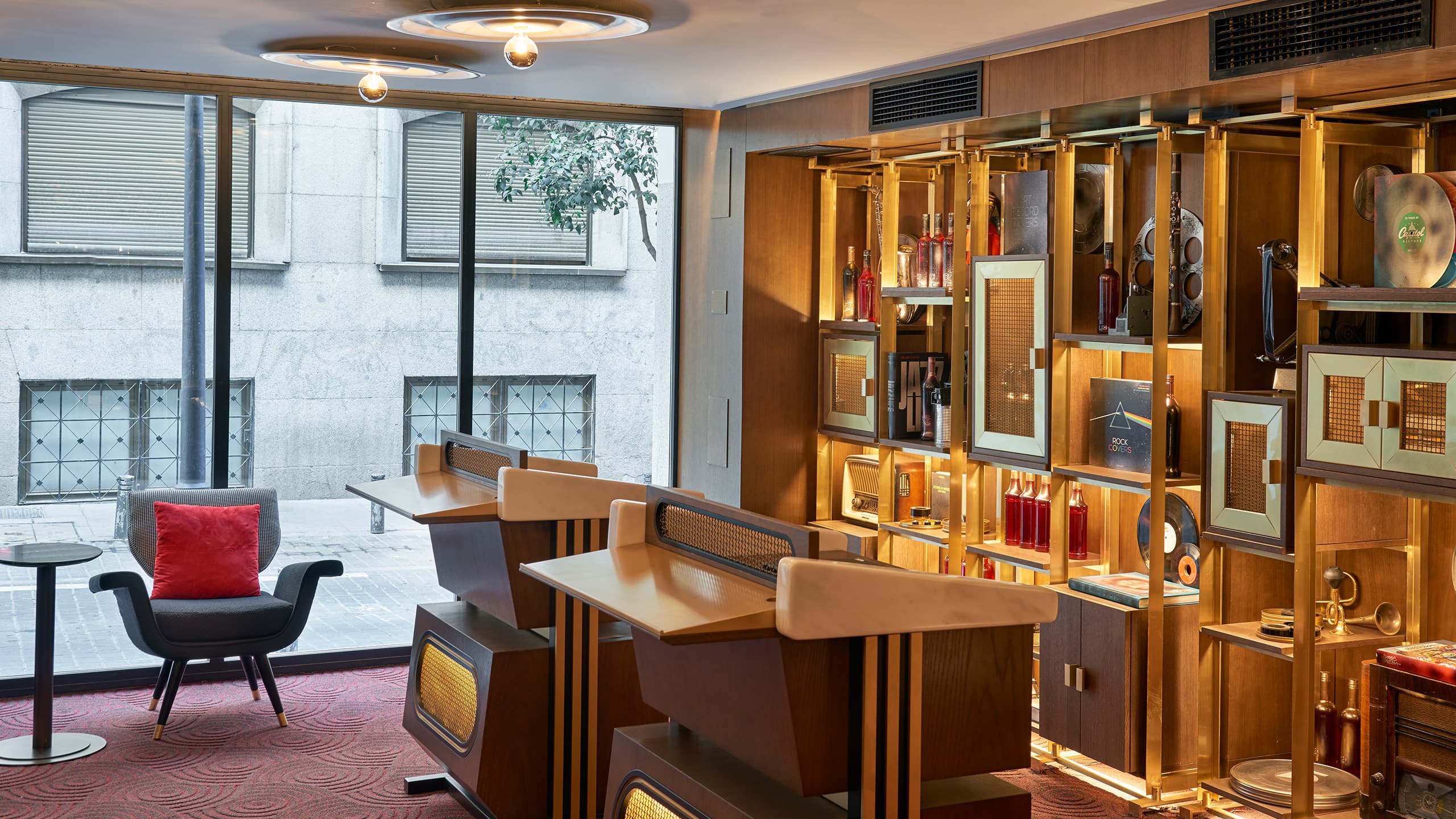 Hyatt Centric Gran Via Madrid Reception Lobby