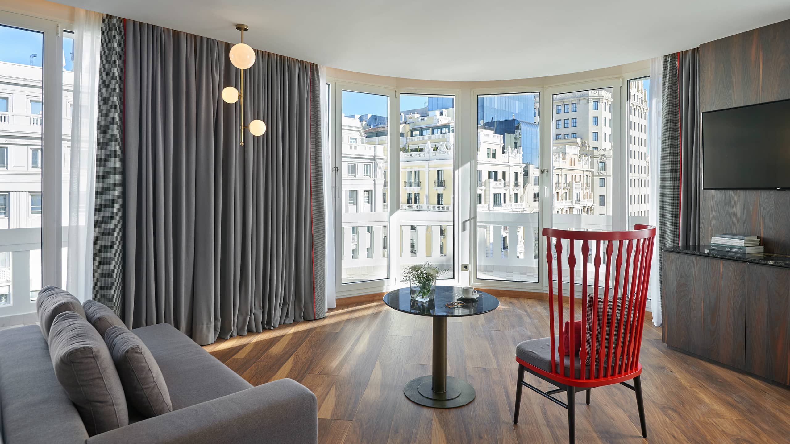 Hyatt Centric Gran Via Madrid Terrace Suite Window