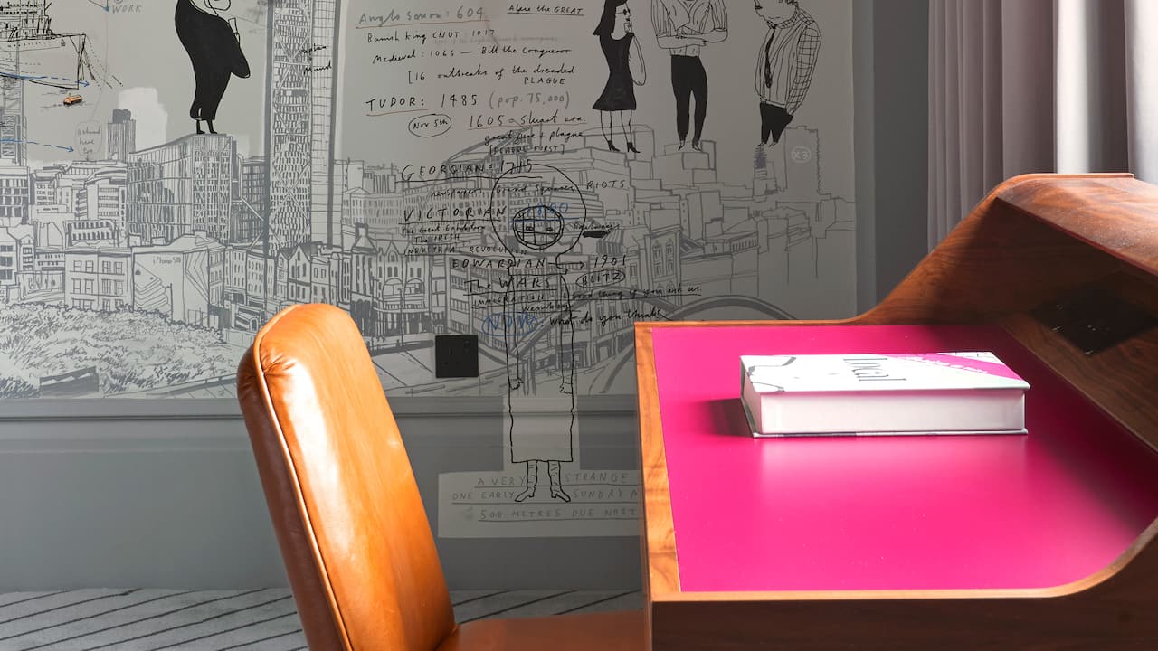 Large King Street Art Desk | Andaz London Liverpool Street