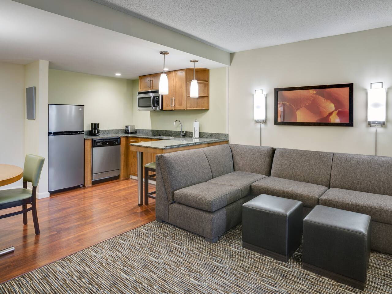 Suite Living Area Kitchen