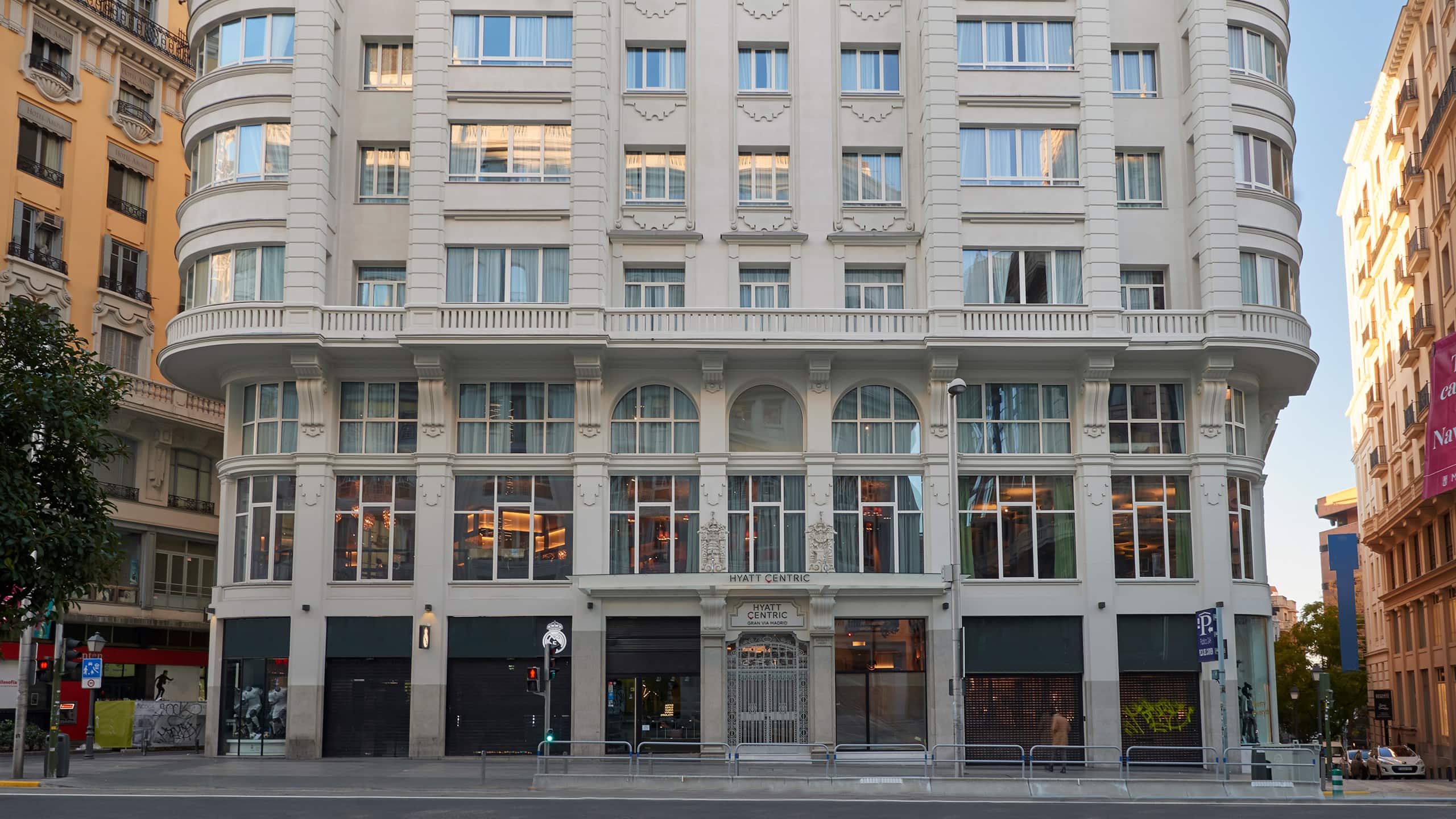 Hyatt Centric Gran Via Madrid Facade Building