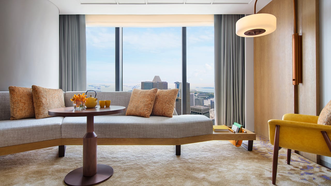 Andaz Residence Suite Living Room Andaz Singapore Hotel