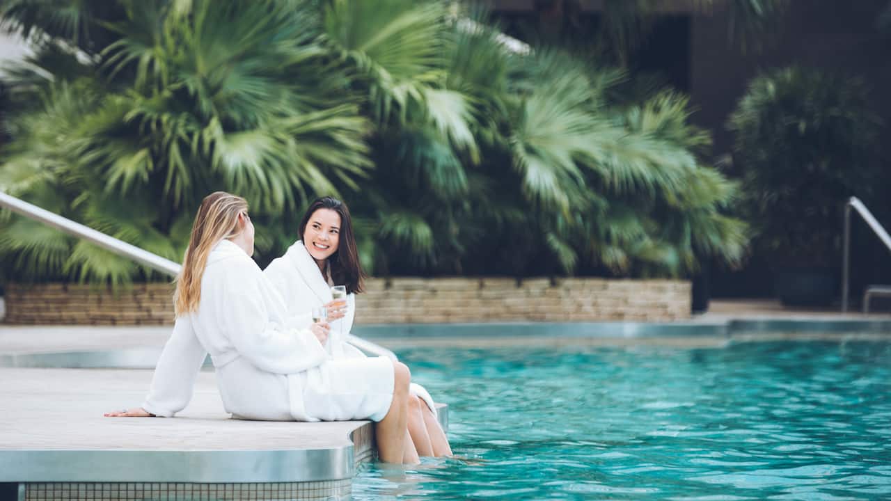 Poolside