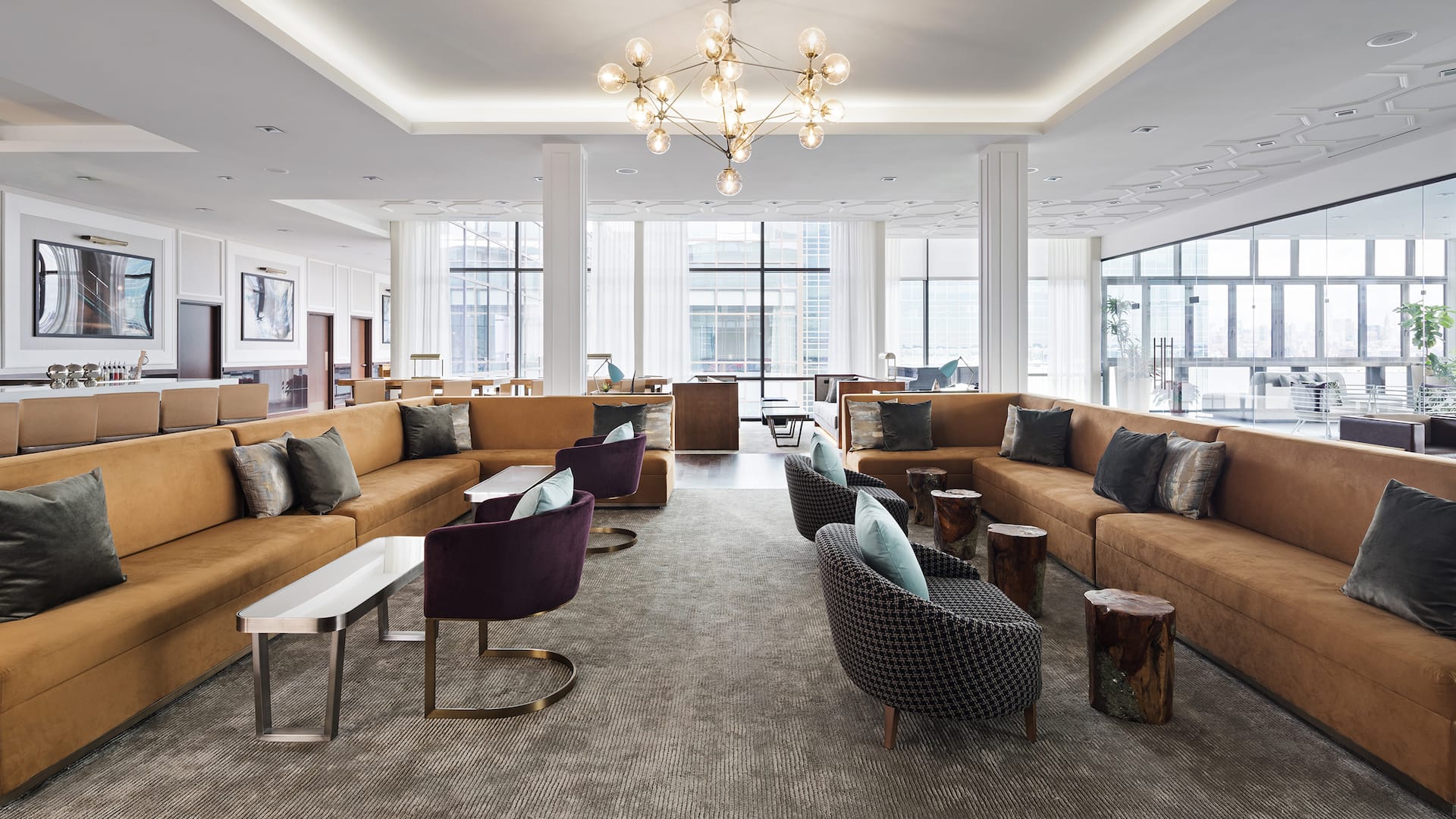 Hyatt House Jersey City Terrace Bar Daytime