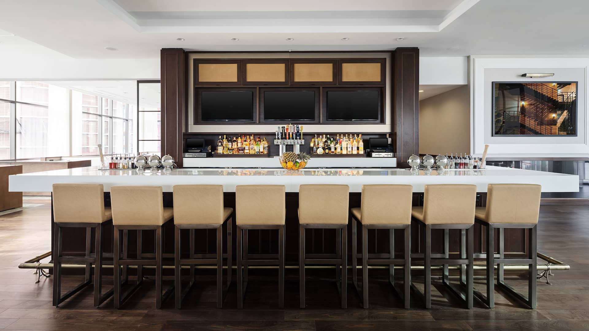 Hyatt House Jersey City Bar Daytime