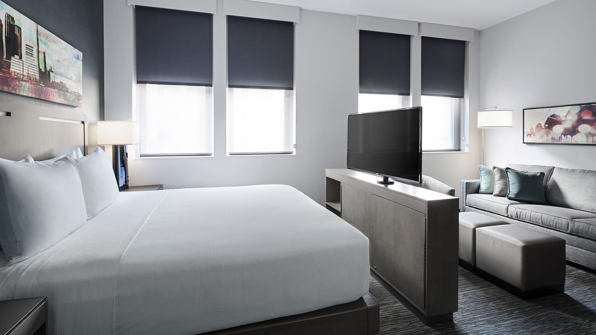Hyatt House Jersey City Studio Smaller Windows