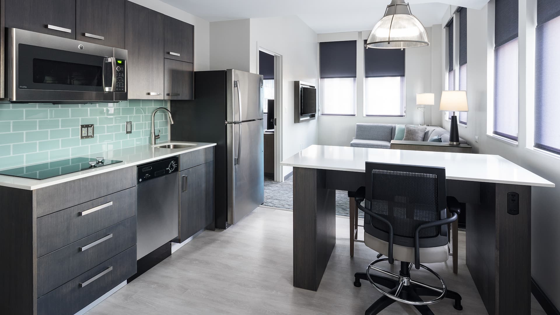 Hyatt House Jersey City King One Bedroom Full Kitchen