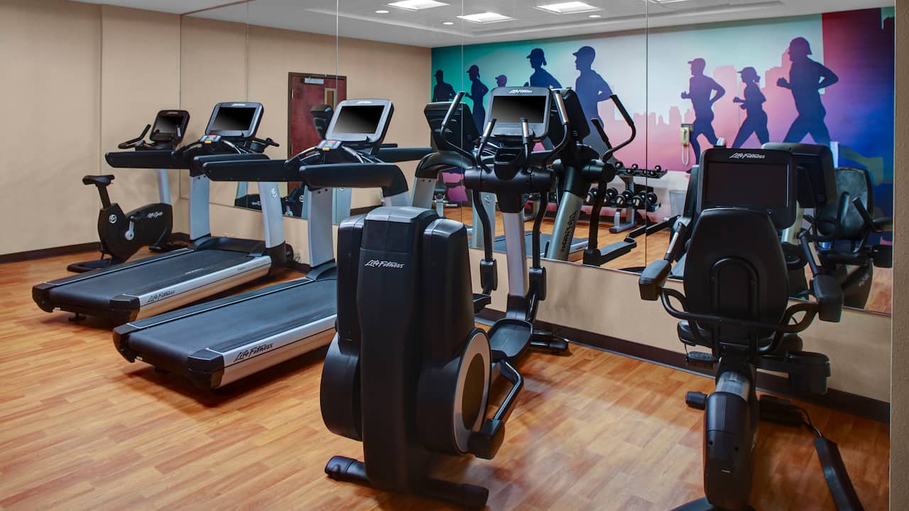 Fitness Center with cardio equipment at Hyatt Place Atlanta/Buckhead