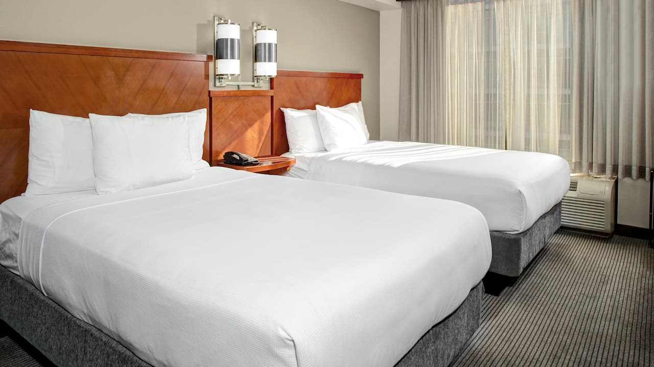 Two Queen Beds with Sofa Bed