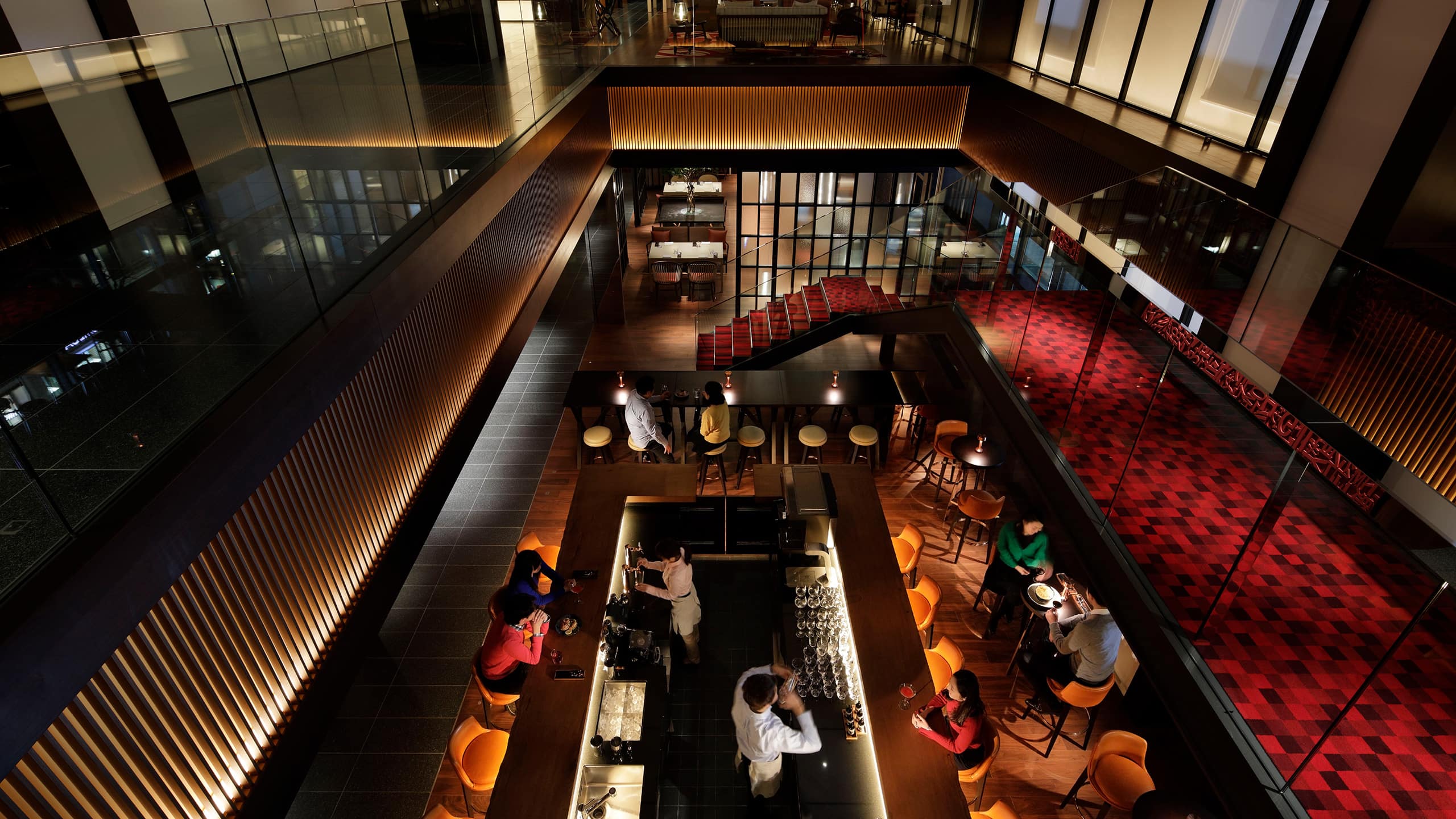 Hyatt Centric Ginza Tokyo NAMIKI667 Bar Overview Guests