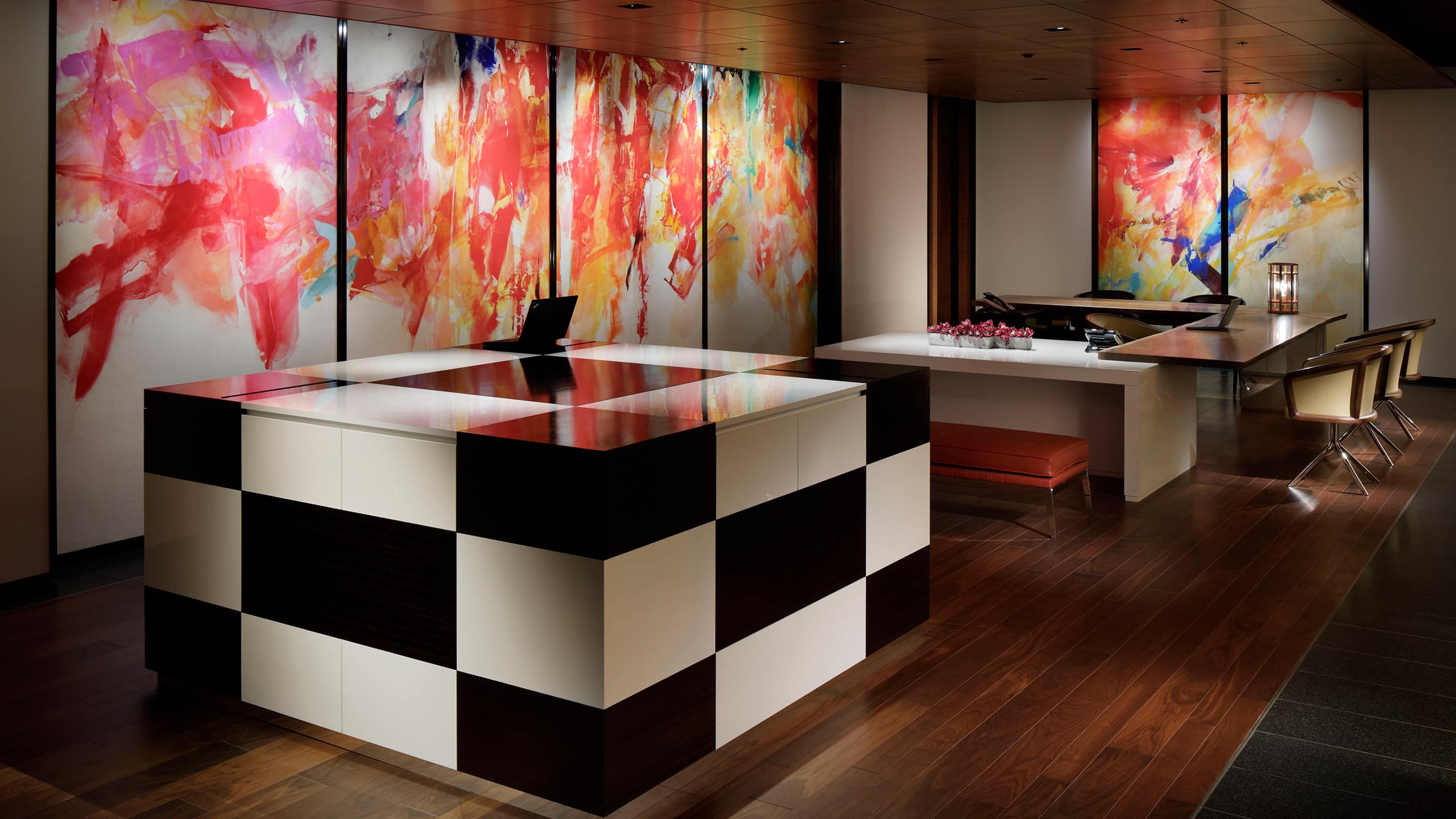 Hyatt Centric Ginza Tokyo Reception Light Art