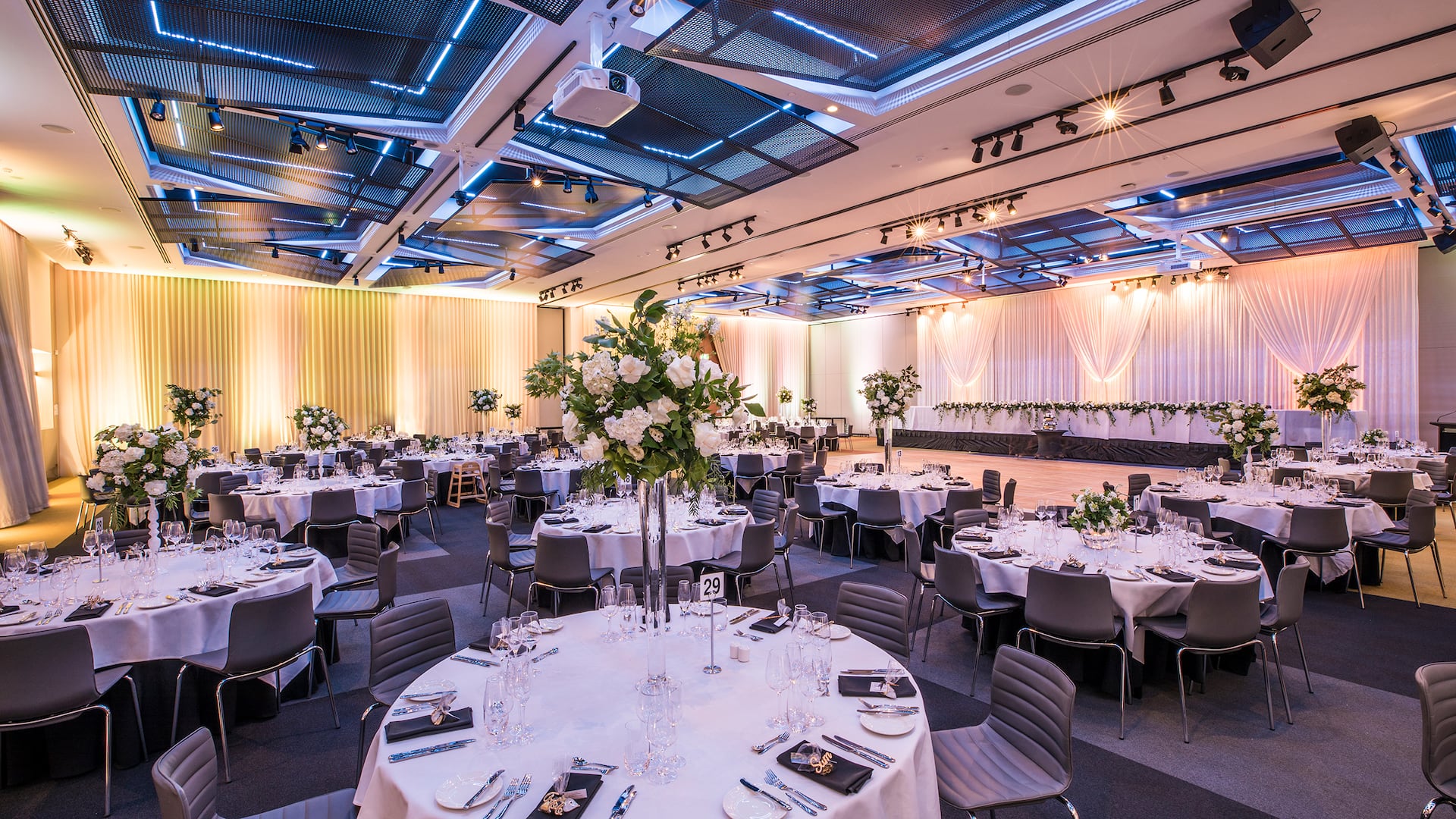 Wedding set up Hyatt Place Melbourne Australian Events Centre 