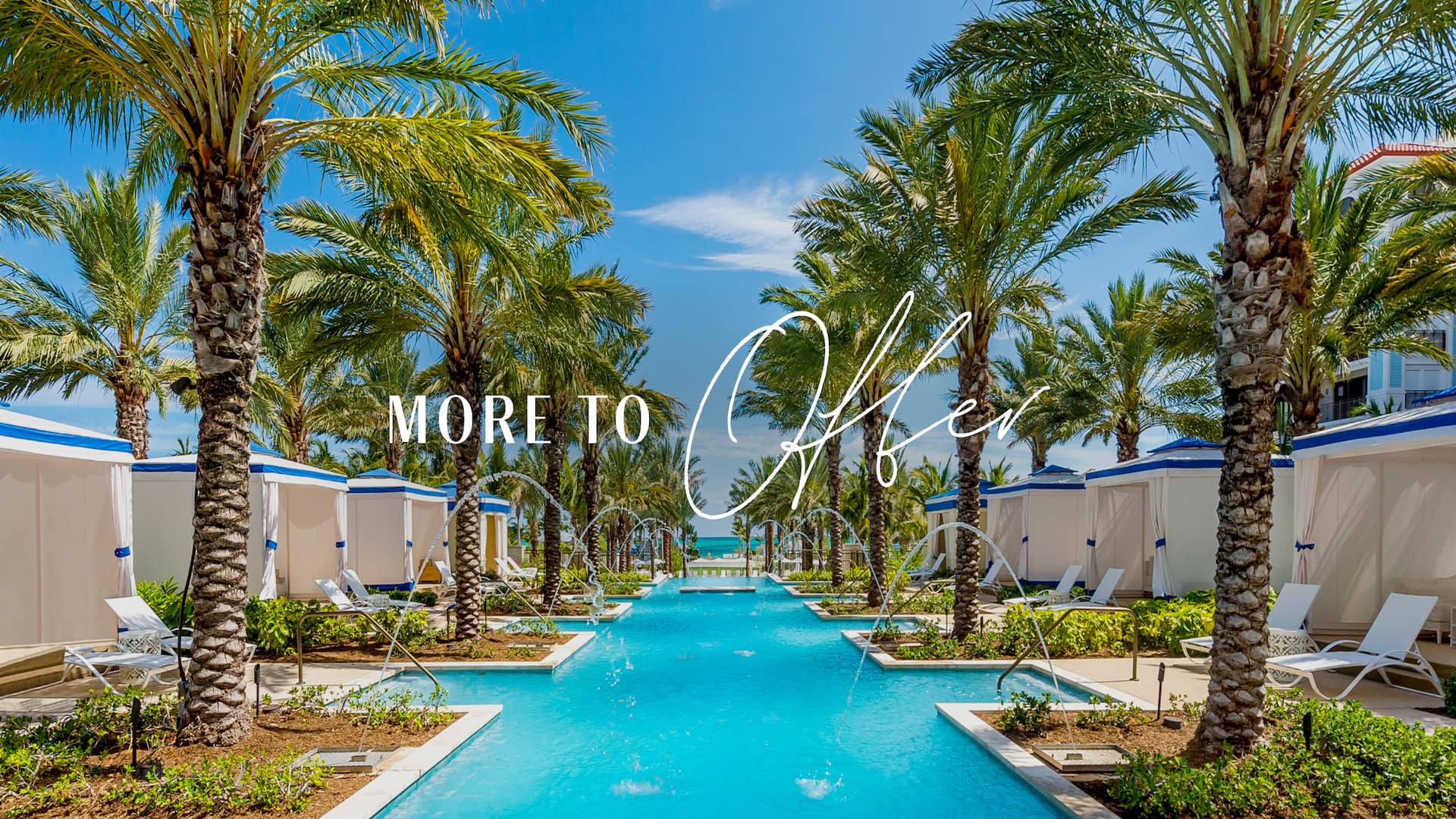 Grand Hyatt Baha Mar Reflections Pool Oceanviews