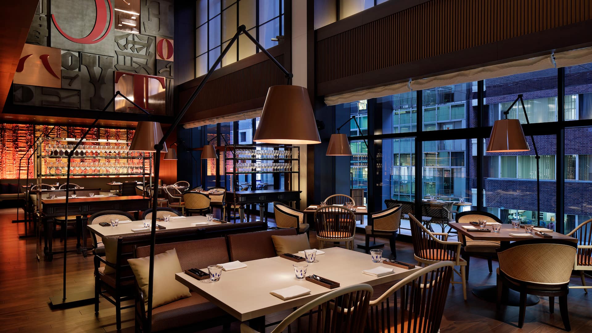 1/2 Hyatt Centric Ginza Tokyo NAMIKI667 Main Dining Evening