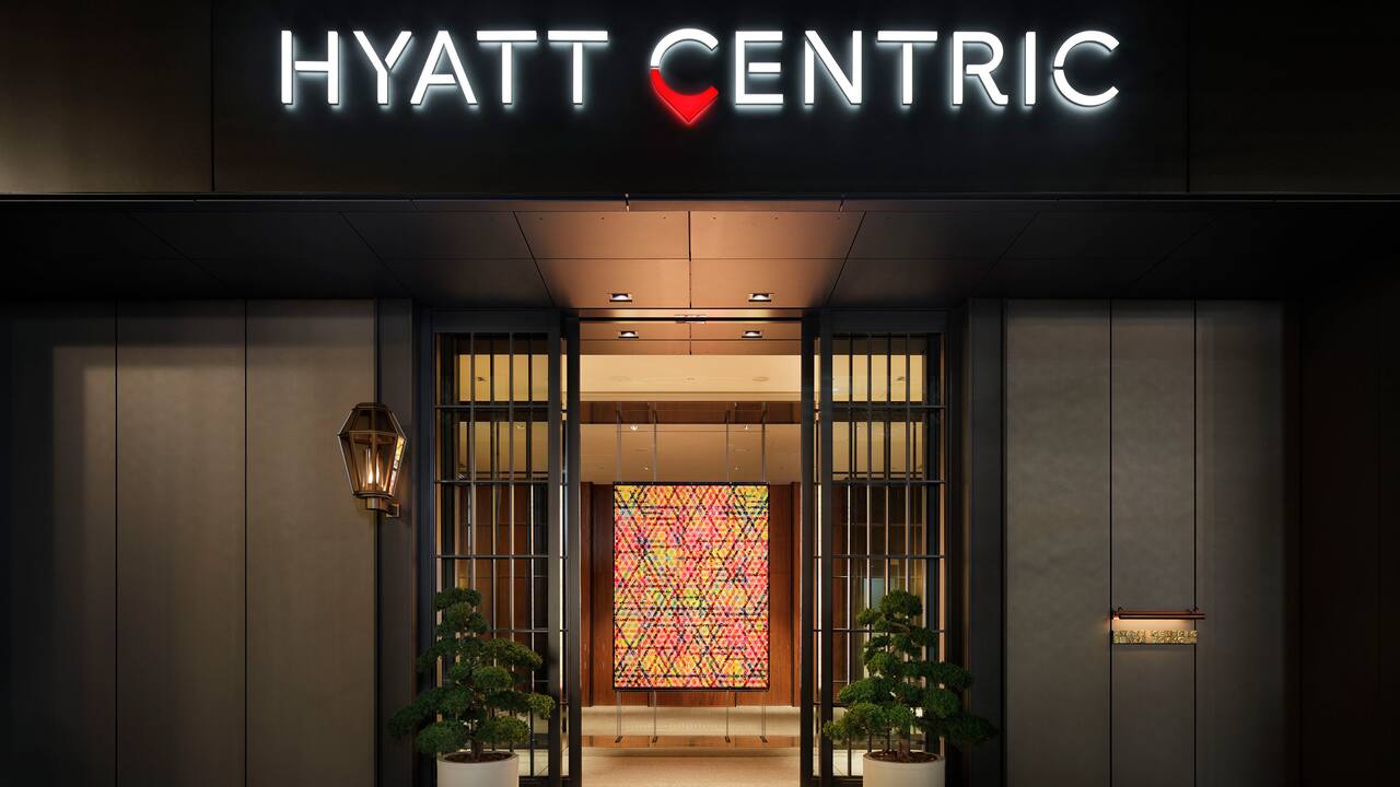 Hyatt Centric Ginza Tokyo Entrance Hyatt Centric Ginza Tokyo
