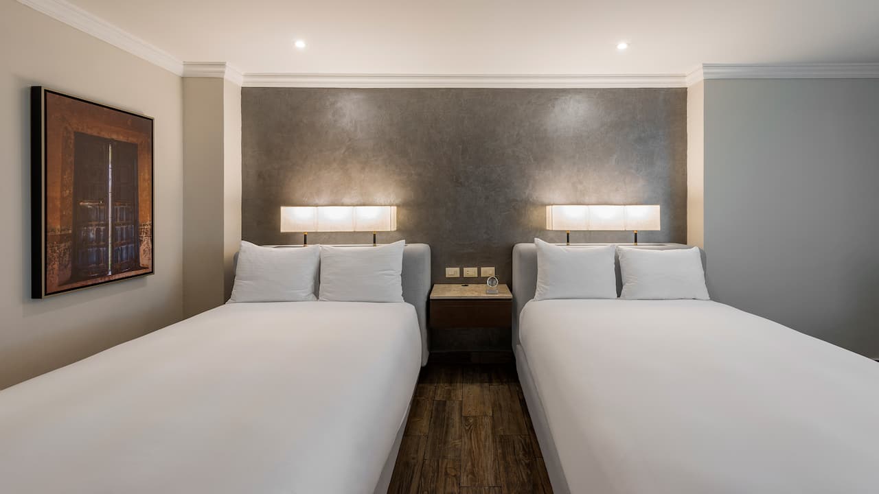habitación doble estándar con vista a la ciudad de merida