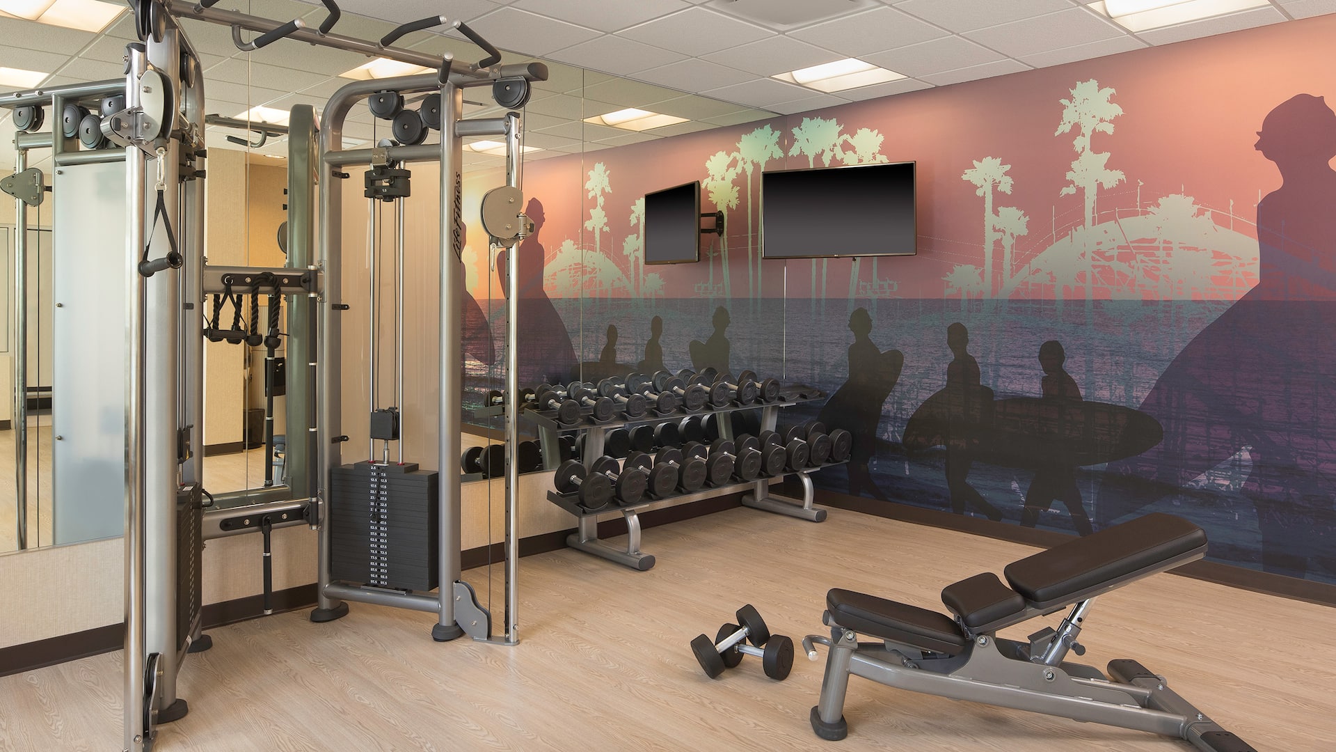 Hyatt Place Santa Cruz Fitness Room