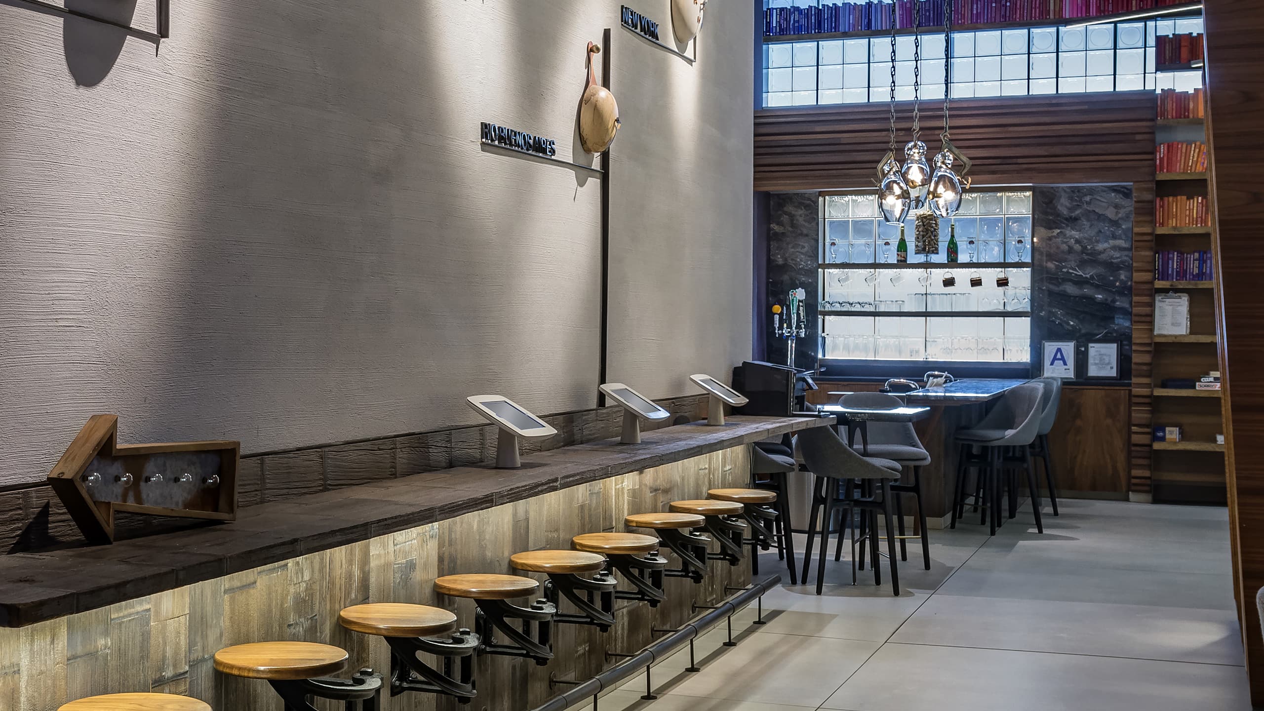 2 of 3 Hyatt Herald Square New York Bar Top