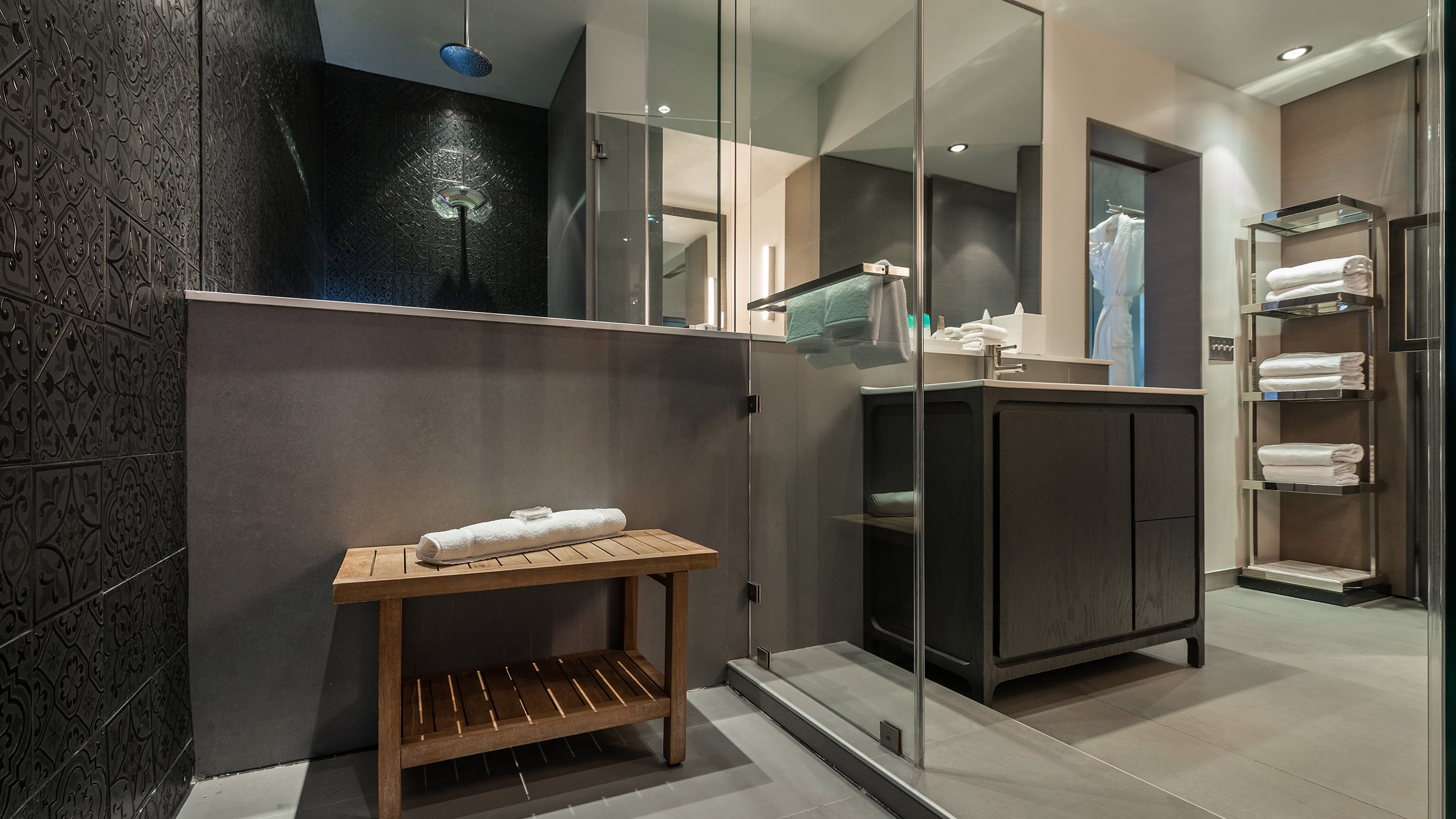 6/8 Hyatt Herald Square New York Glass Bathroom