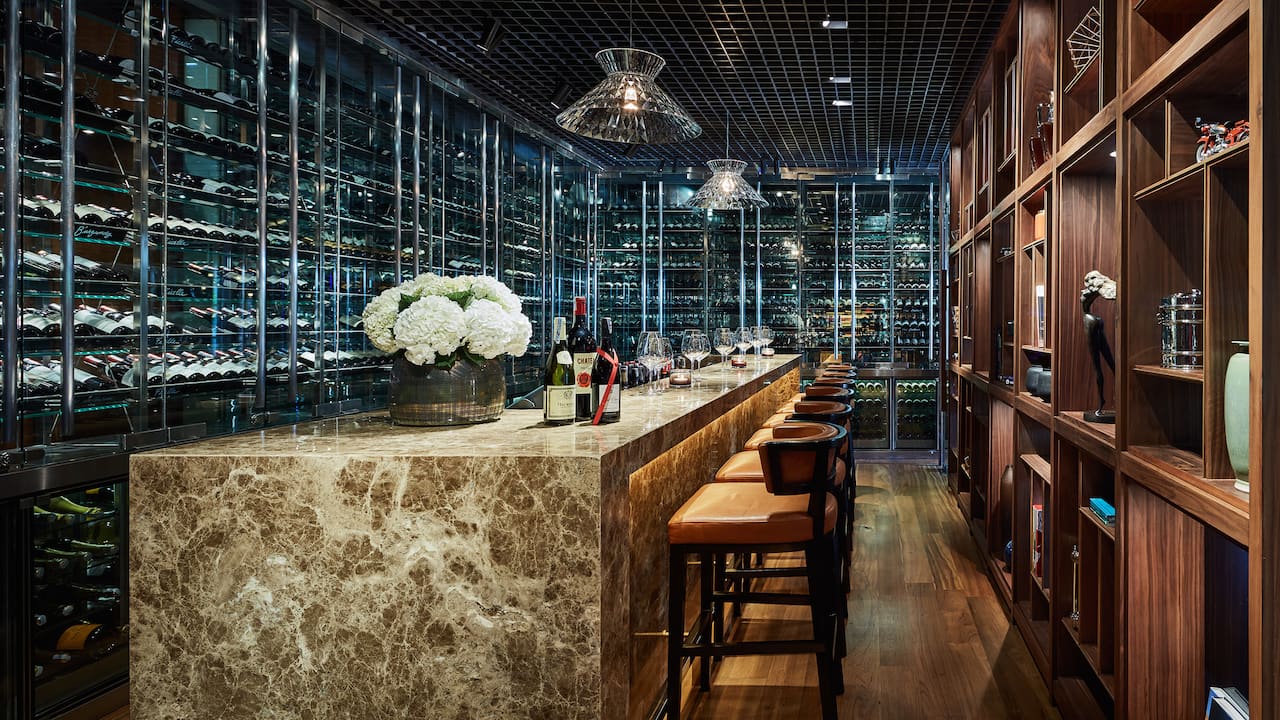 Square One Wine Cellar Doors at Park Hyatt Saigon, Vietnam