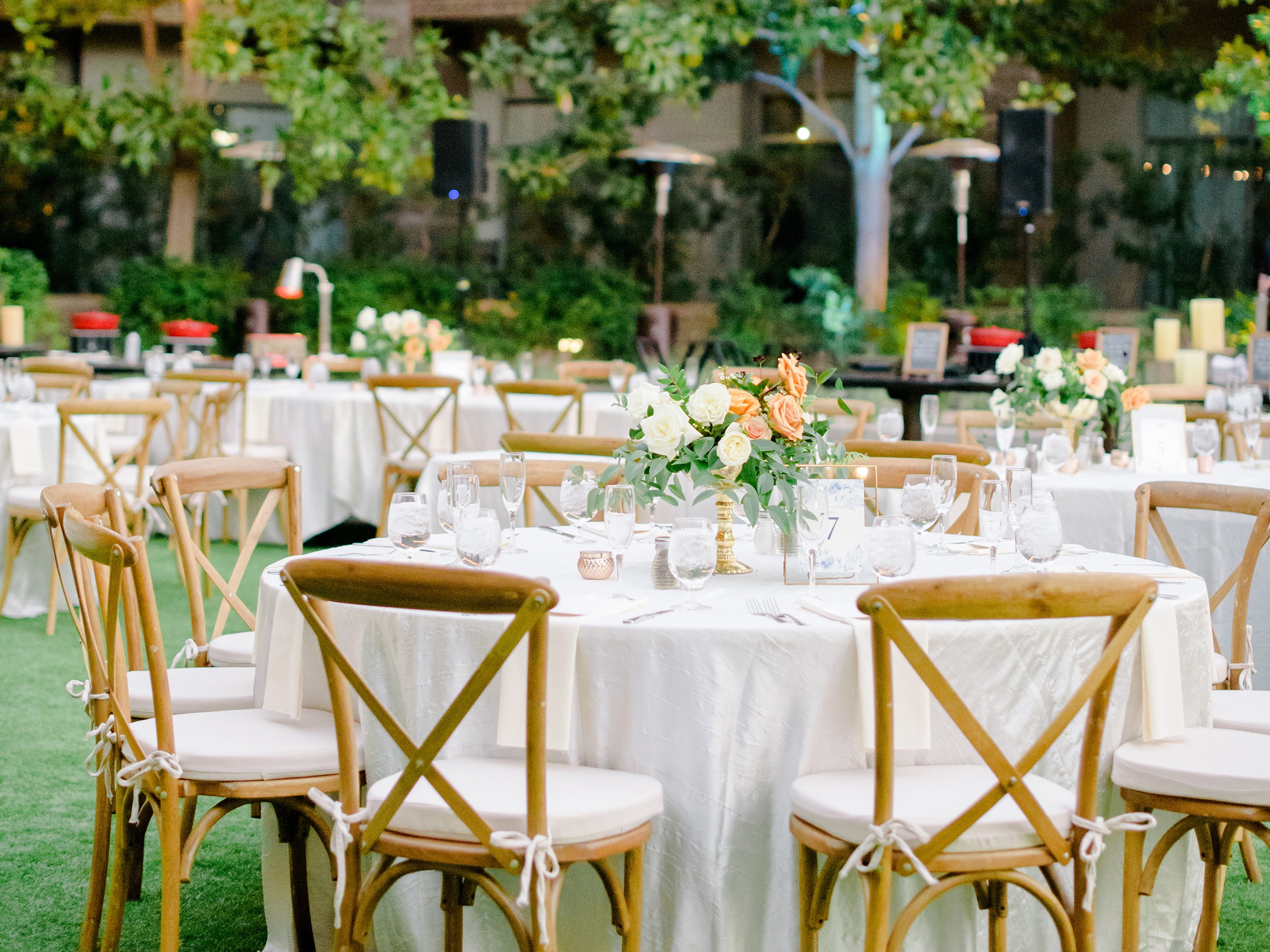 Hyatt Regency Scottsdale Resort & Spa at Gainey Ranch Weddings Reception Table