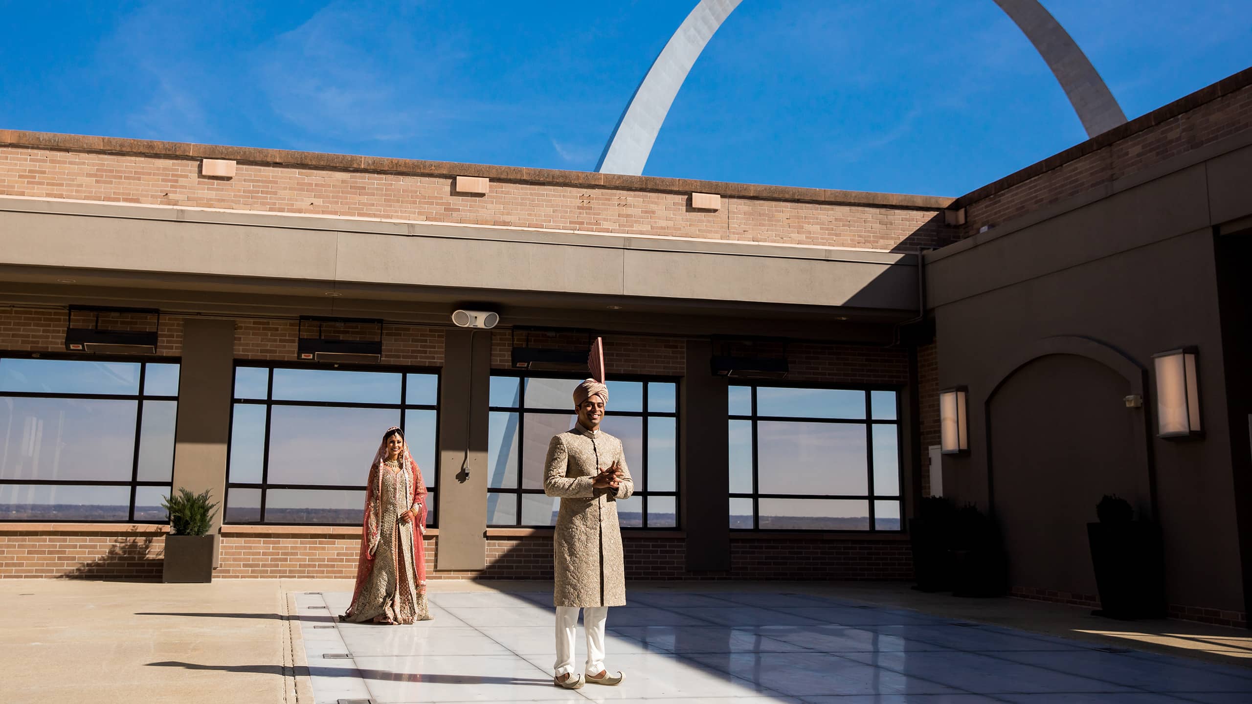 Hyatt Regency St. Louis at The Arch Indian Wedding Terrace