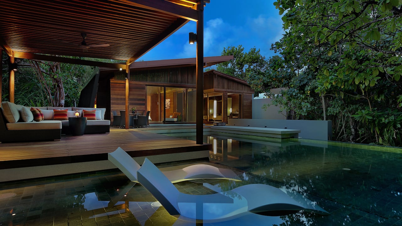 Best Luxury Maldives Resort 2 Bedroom Park Pool Villa