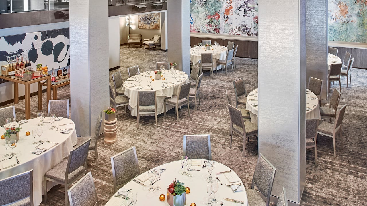 Gallery wedding reception