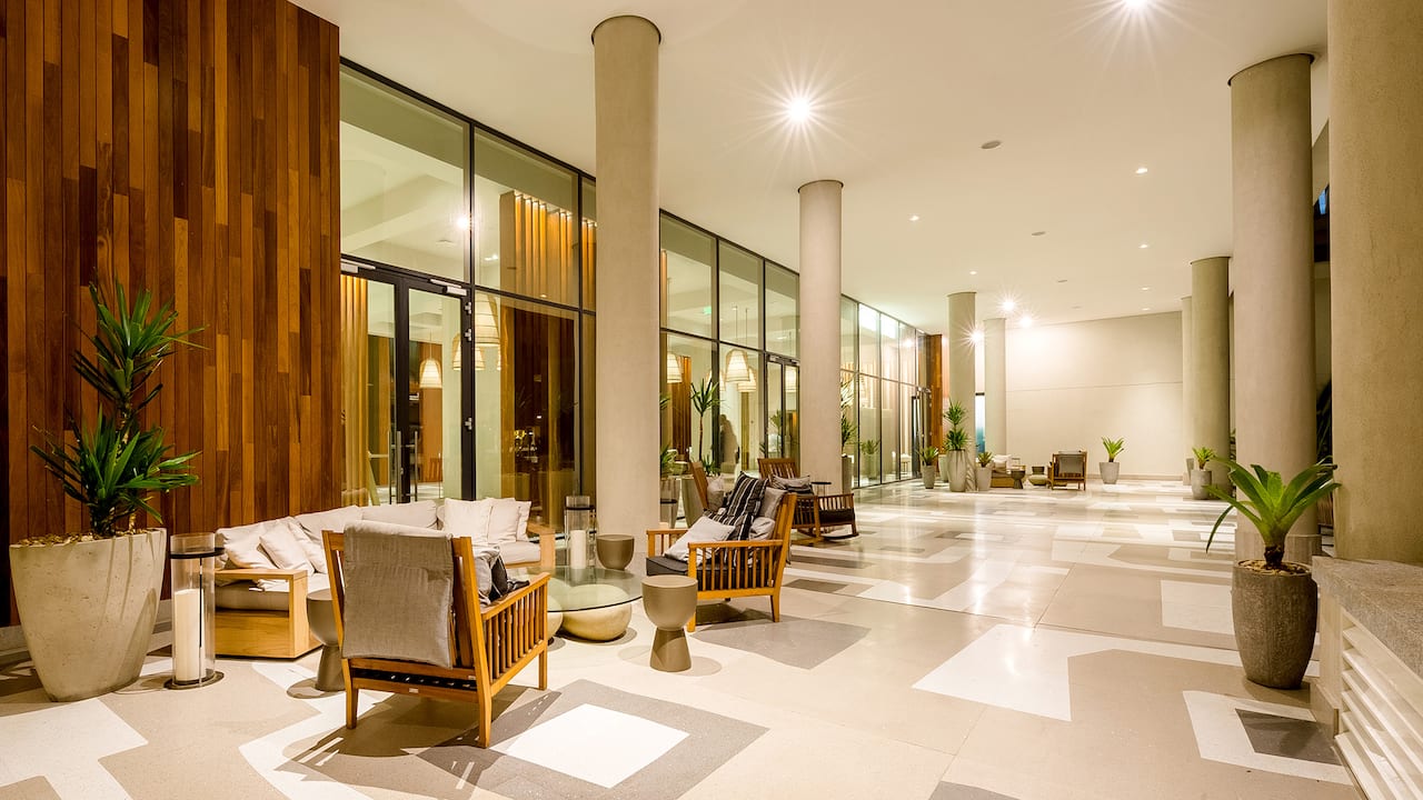 Pool entrance