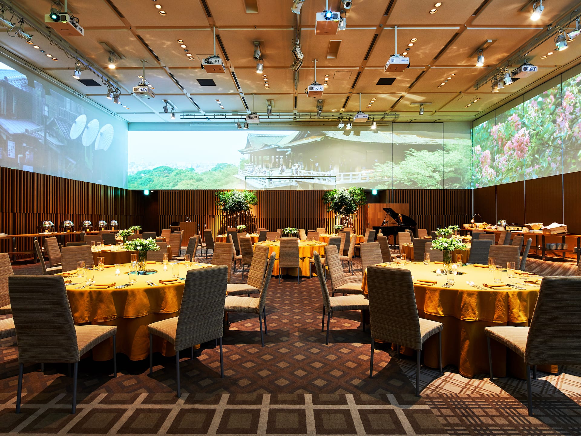 Hyatt Regency Kyoto Ballroom Surround Projection System