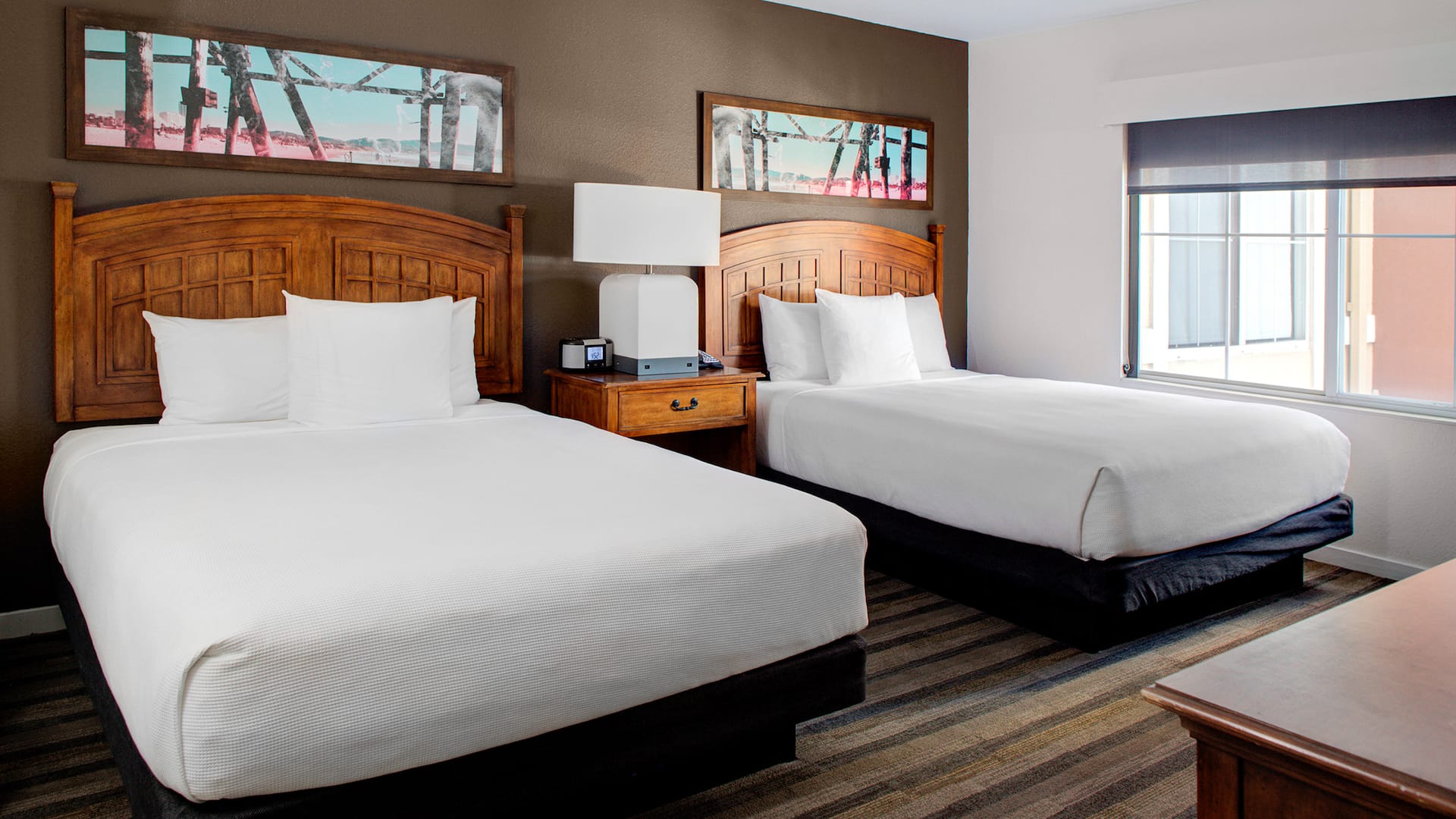 Two Queen beds in guestroom at Hyatt House Fishkill / Poughkeepsie