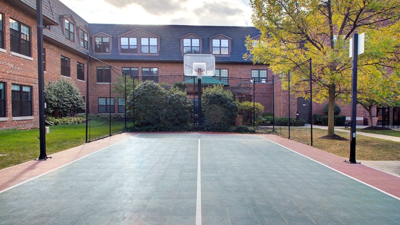 Hotel in Parsippany, NJ outdoor sports court at Hyatt House Parsippany East