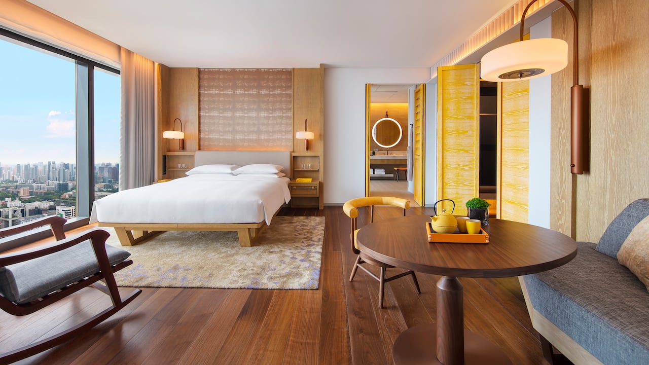 One bedroom luxury presidential suite Andaz Singapore