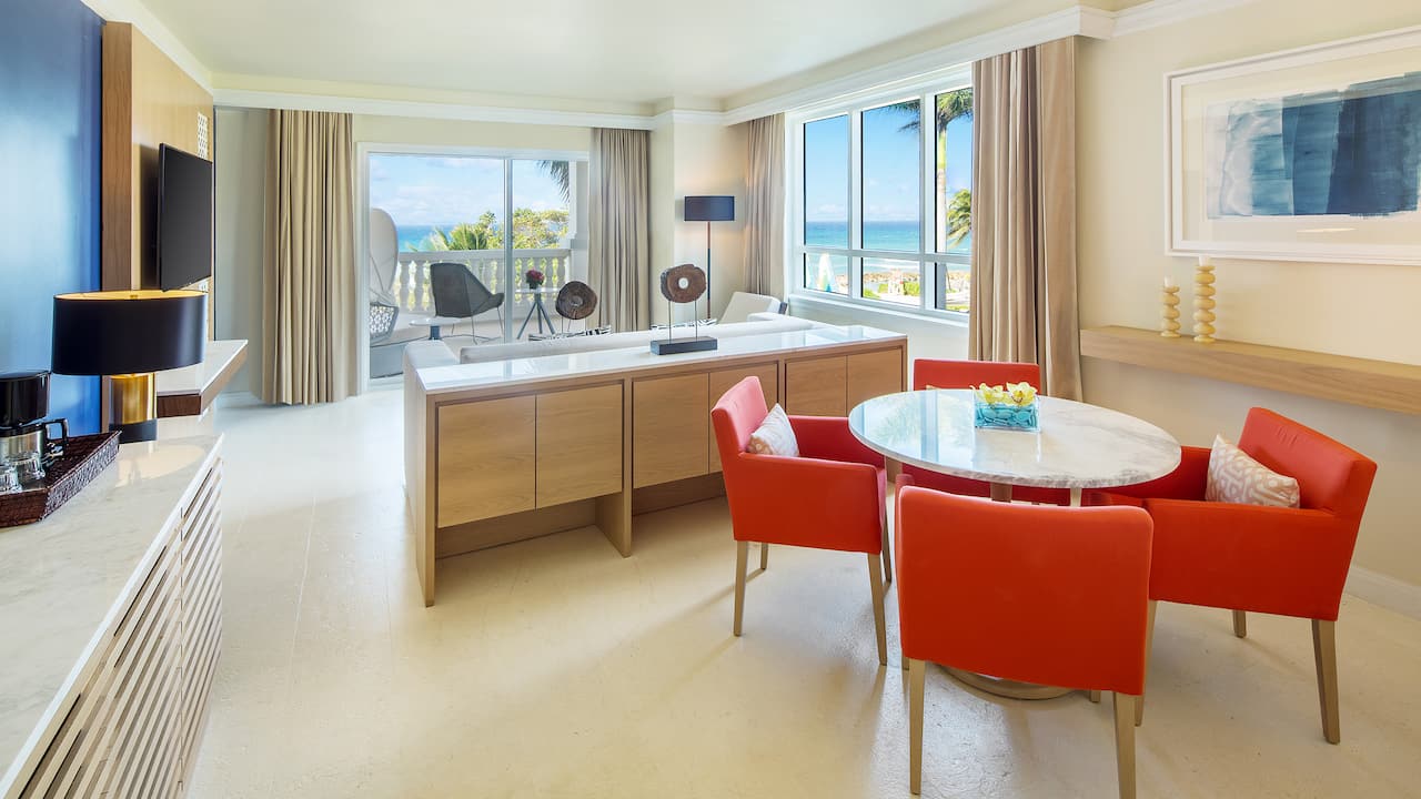 Ocean View Suite Living Room